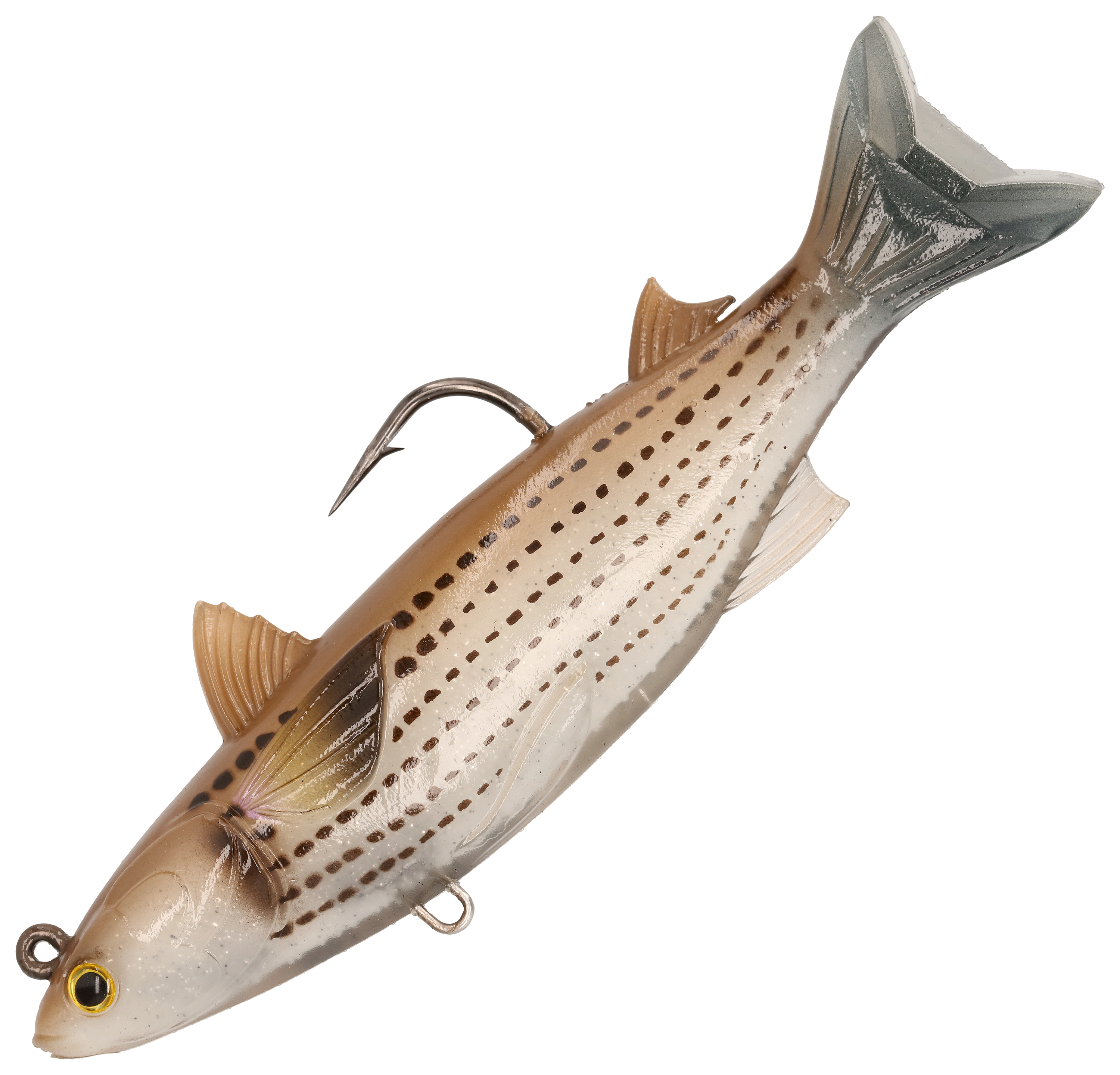 Image of "LIVETARGET ICT Mullet Swimbait - Natural/Brown - 6"""
