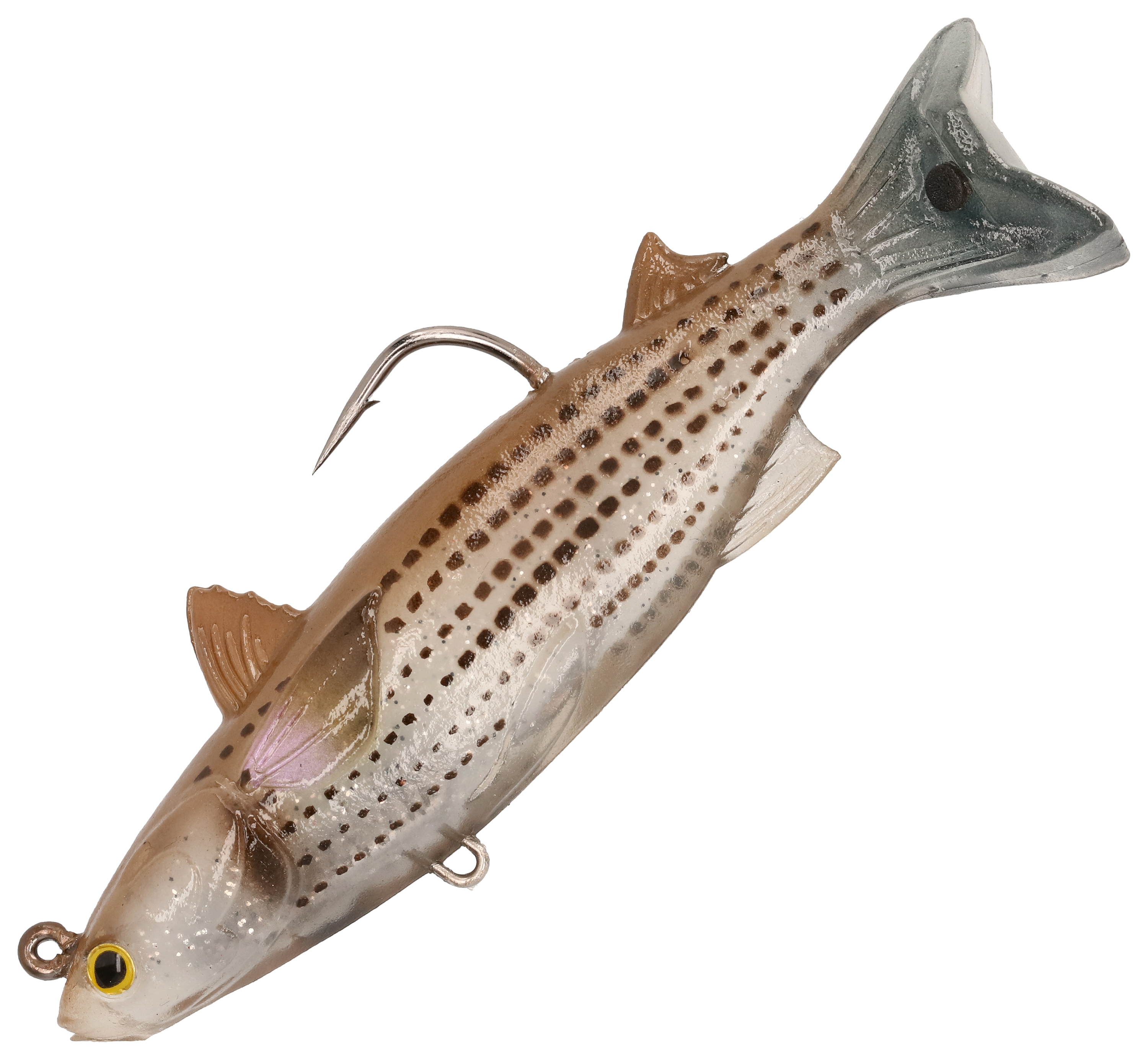 Image of "LIVETARGET ICT Mullet Swimbait - Natural/Brown - 3-1/2"""