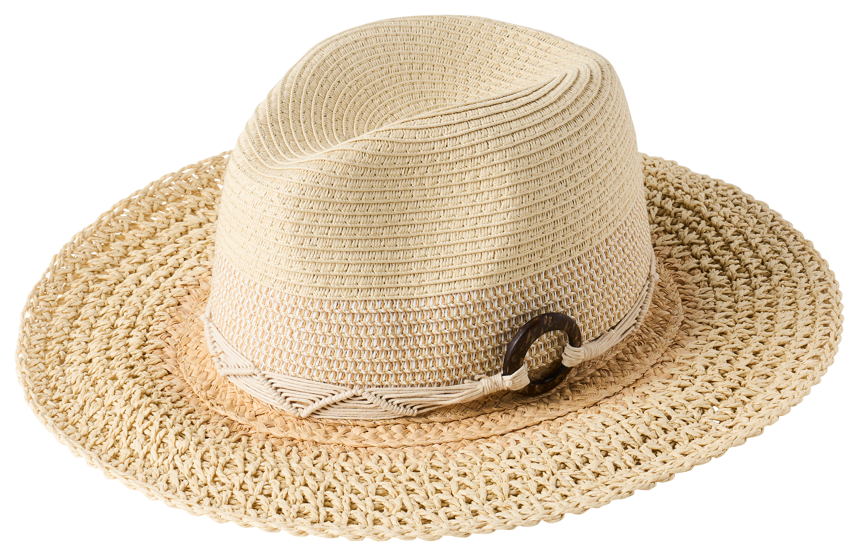 NATURAL REFLECTIONS Alcantara Straw Hat