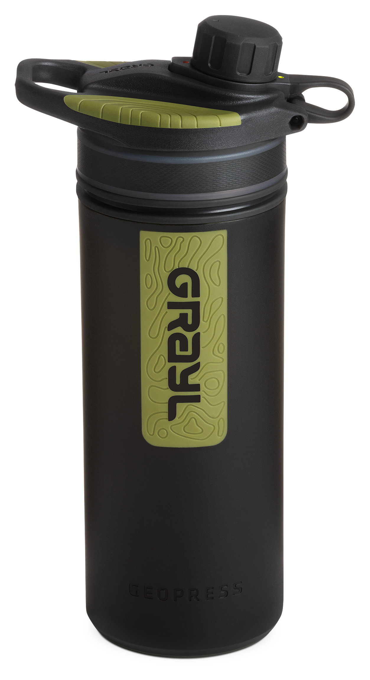 GRAYL GRAYL GeoPress Purifier Water Bottle - Covert Black - $99.99 at Bass Pro Shops