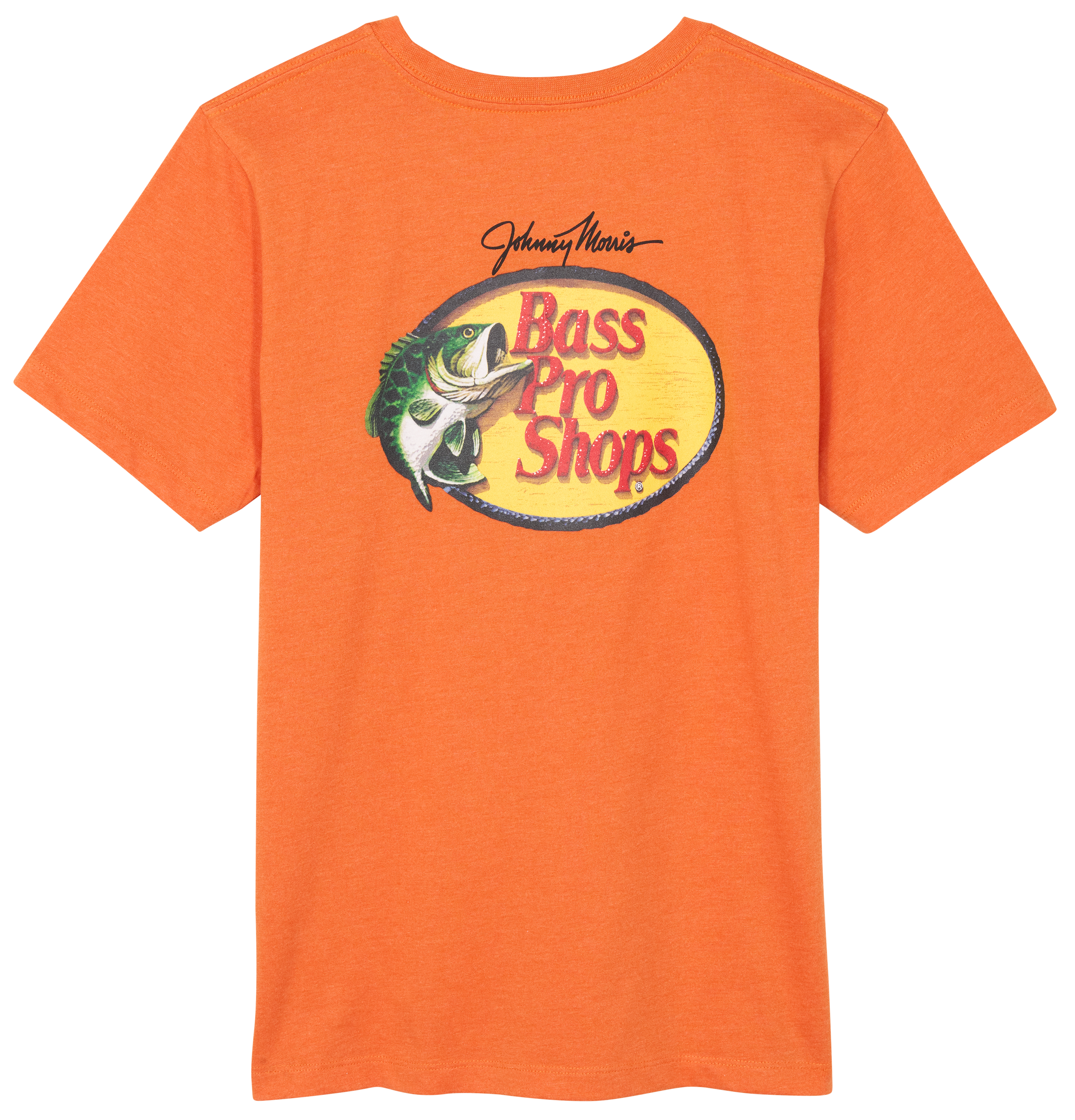 Image of Bass Pro Shops Logo Short-Sleeve Pocket T-Shirt for Kids - Harvest Pumpkin
