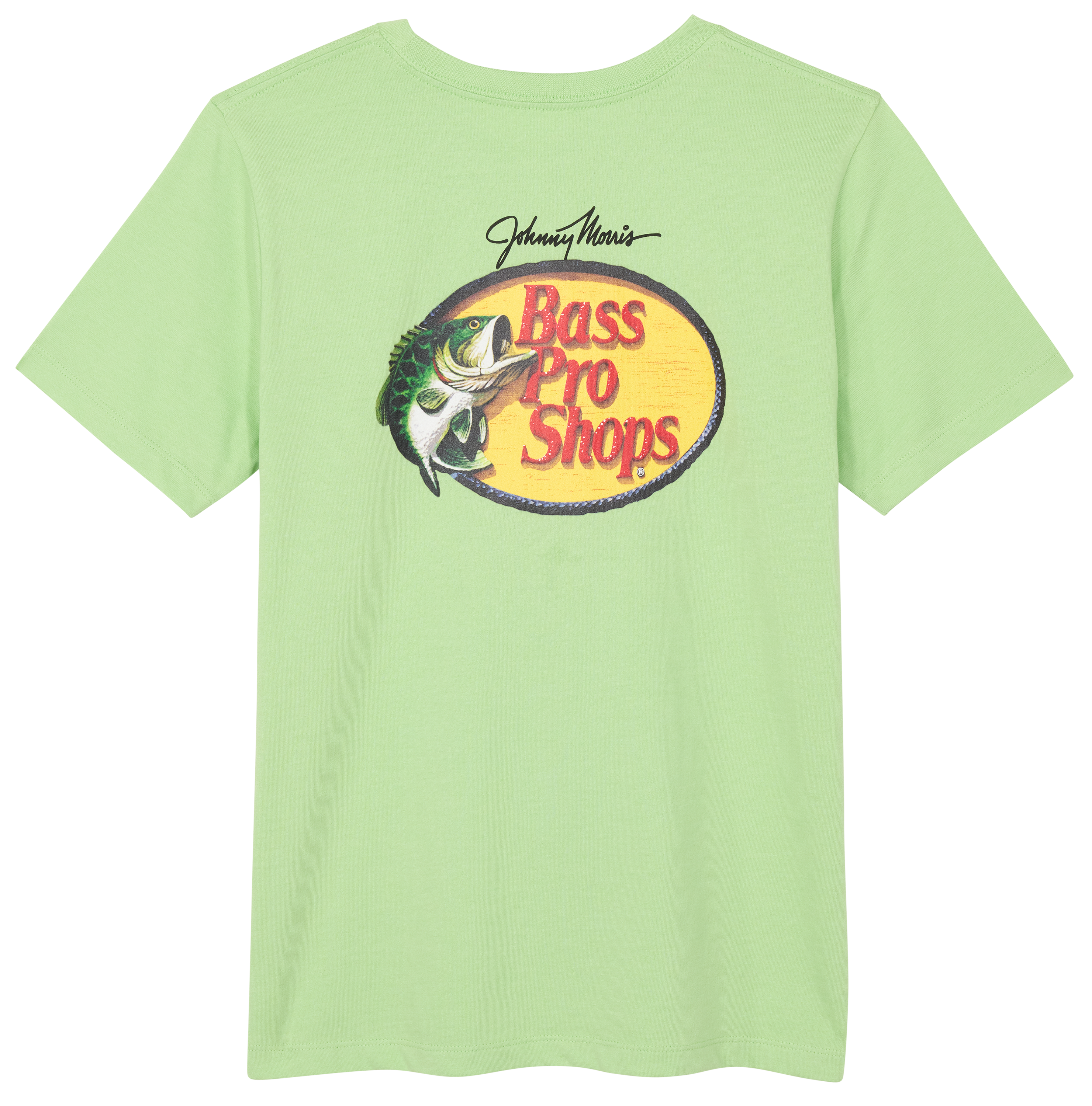 Image of Bass Pro Shops Logo Short-Sleeve Pocket T-Shirt for Kids - Acadian Green