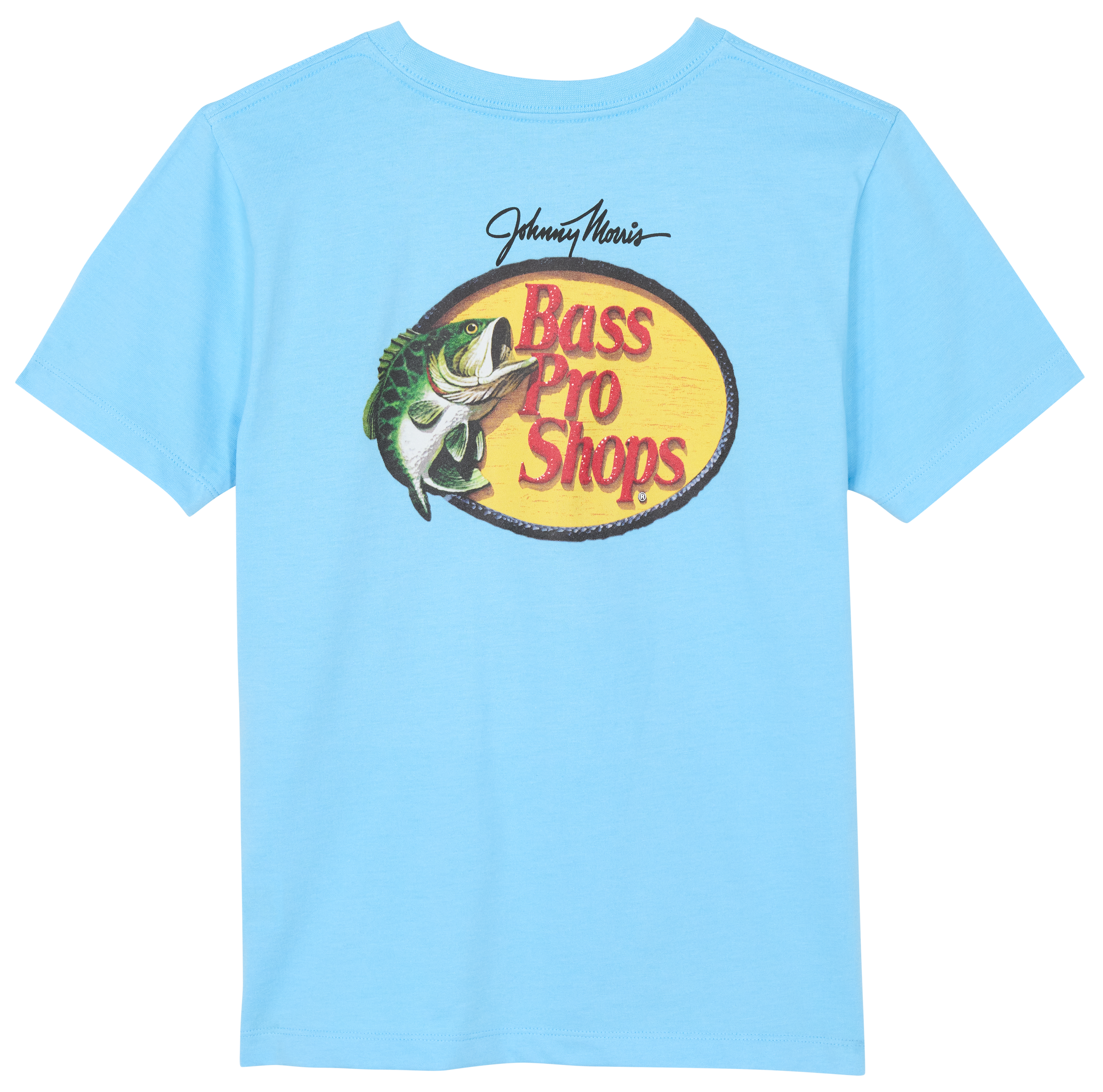 Image of Bass Pro Shops Logo Short-Sleeve Pocket T-Shirt for Kids - Baltic