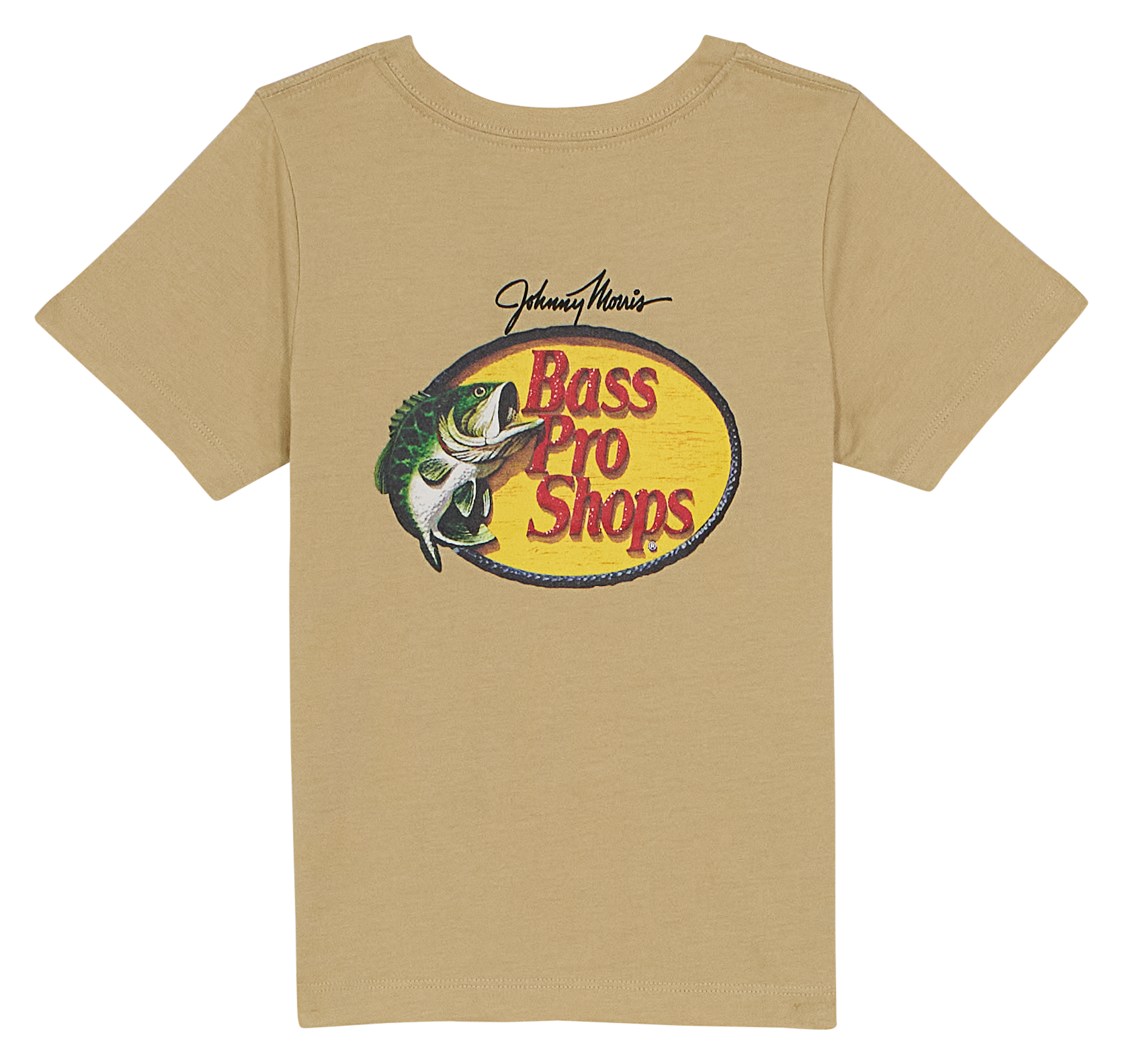 Image of Bass Pro Shops Logo Short-Sleeve Pocket T-Shirt for Toddlers - Pale Khaki