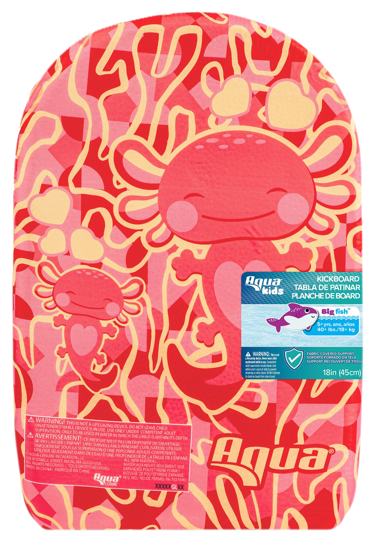 Image of "Aqua Leisure 18"" Kickboard for Kids - Pink"
