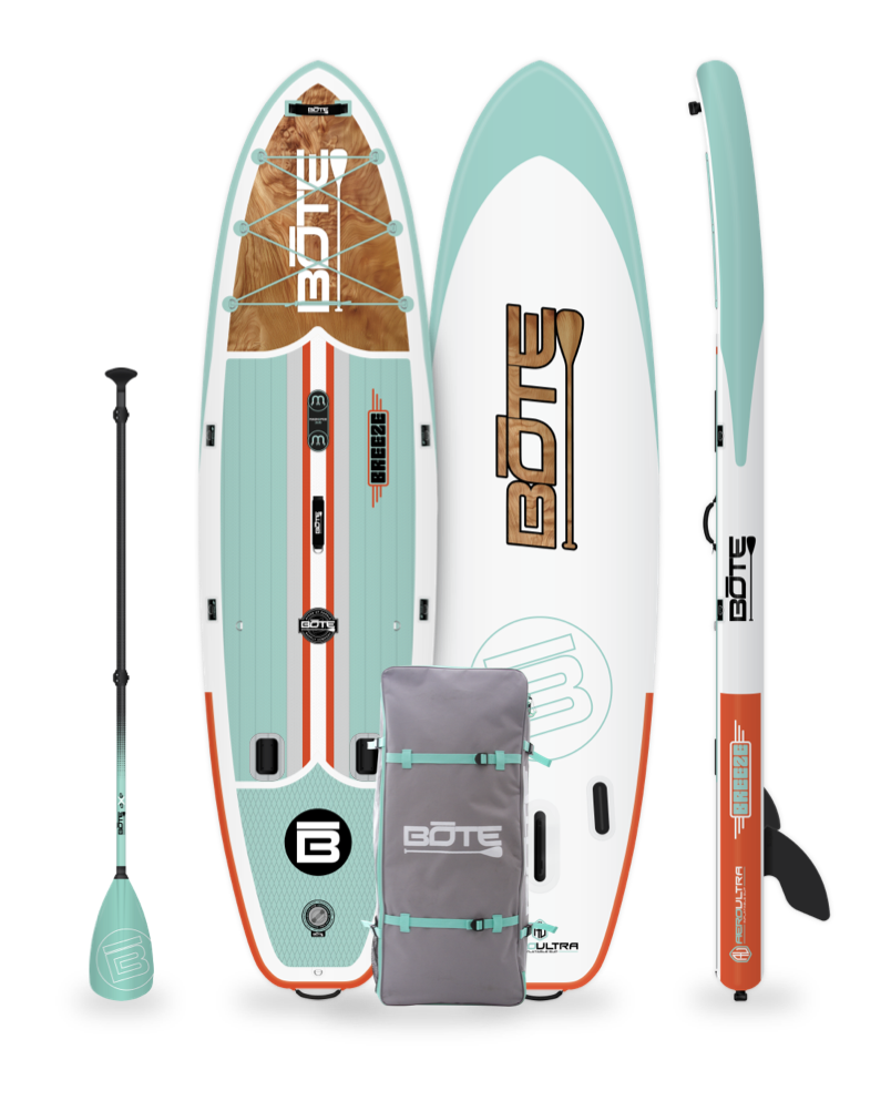 Image of "BOTE Breeze Aero 10'6"" Inflatable Paddle Board Package"