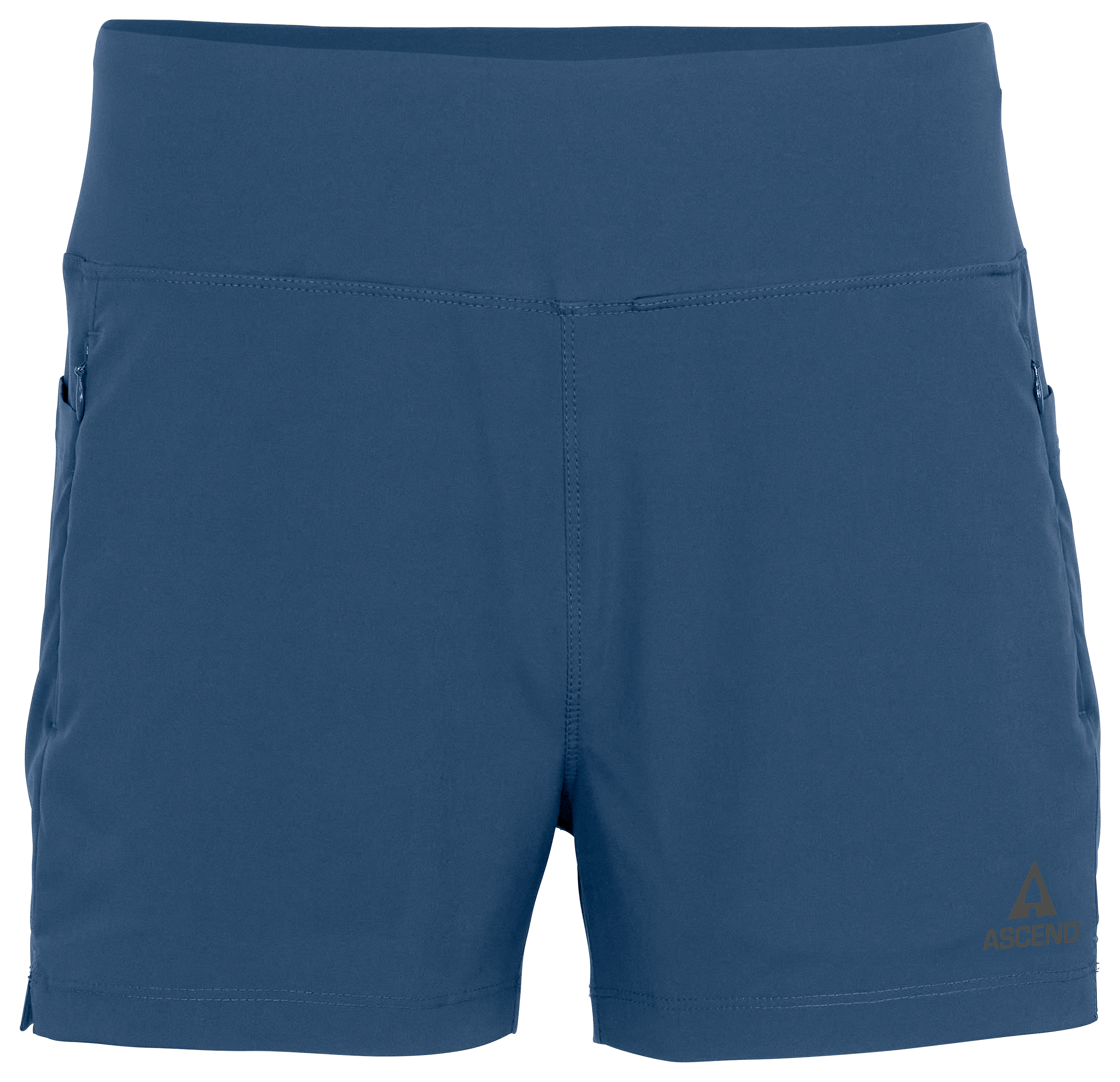 Image of Ascend Stretch Trail Shorts - Dark Denim