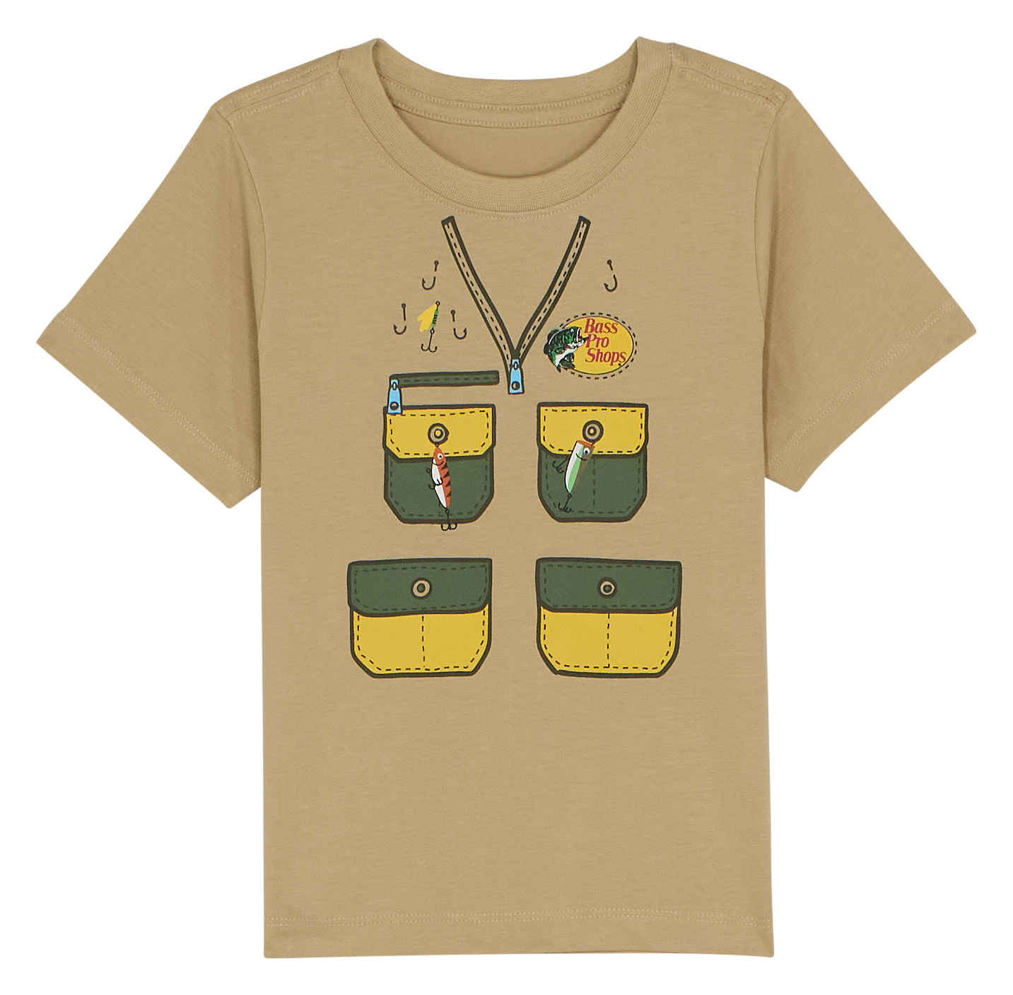 Image of Bass Pro Shops Graphic Short-Sleeve T-Shirt for Toddlers - Safari