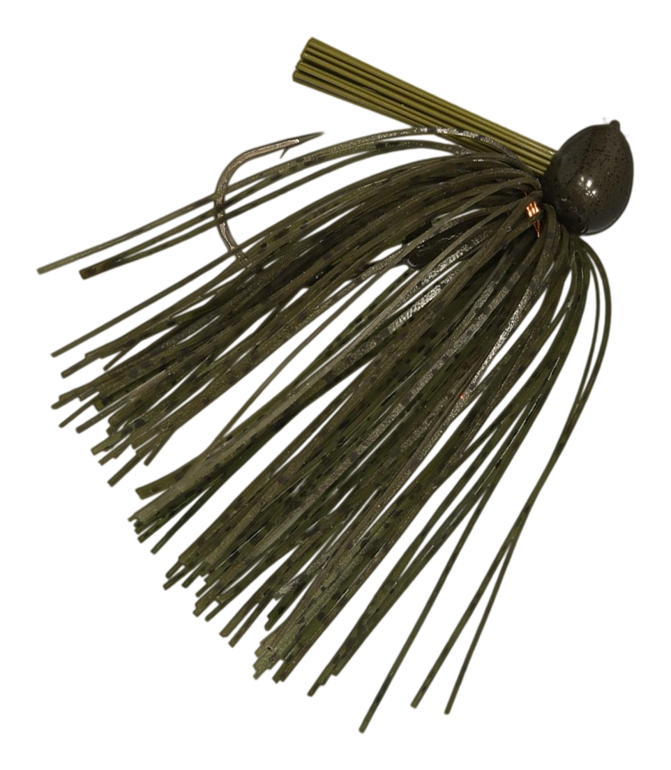 Image of Big Bite Baits McMoney Jig - Green Pumpkin - 1/2 oz.