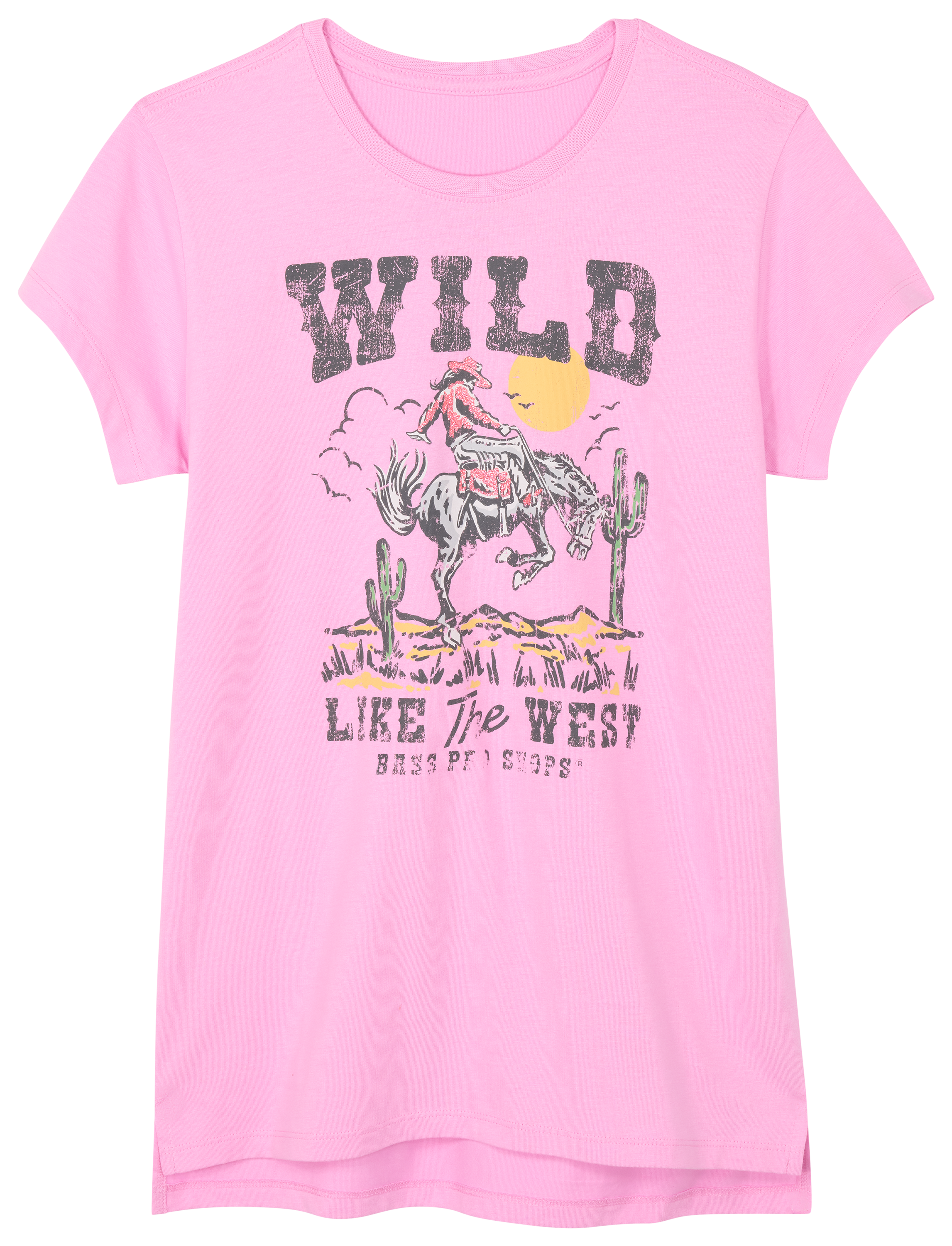 Image of Bass Pro Shops Graphic Short-Sleeve T-Shirt for Kids - Lilac Chiffon