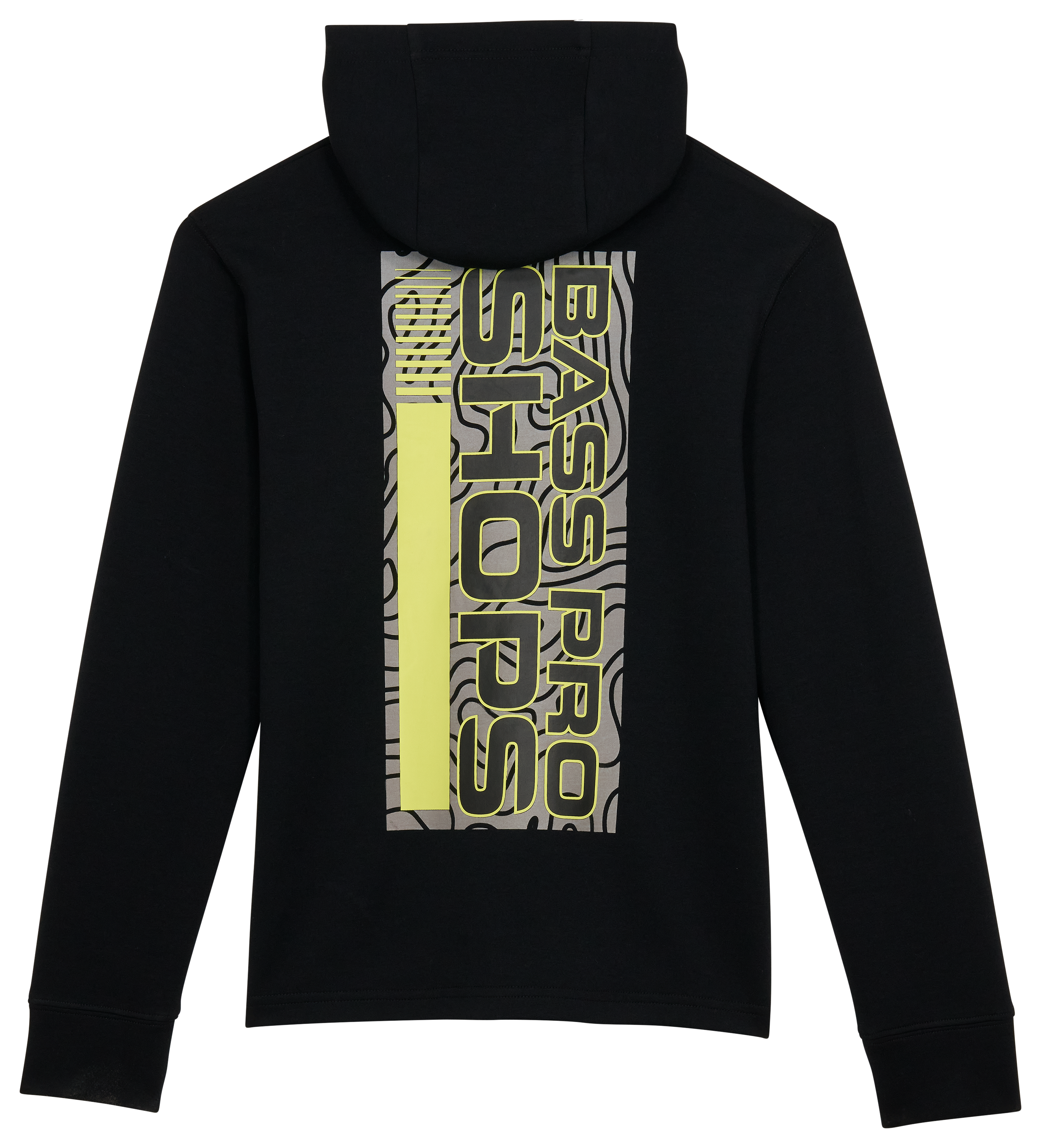 Image of Bass Pro Shops Performance Hoodie for Kids - Black - S