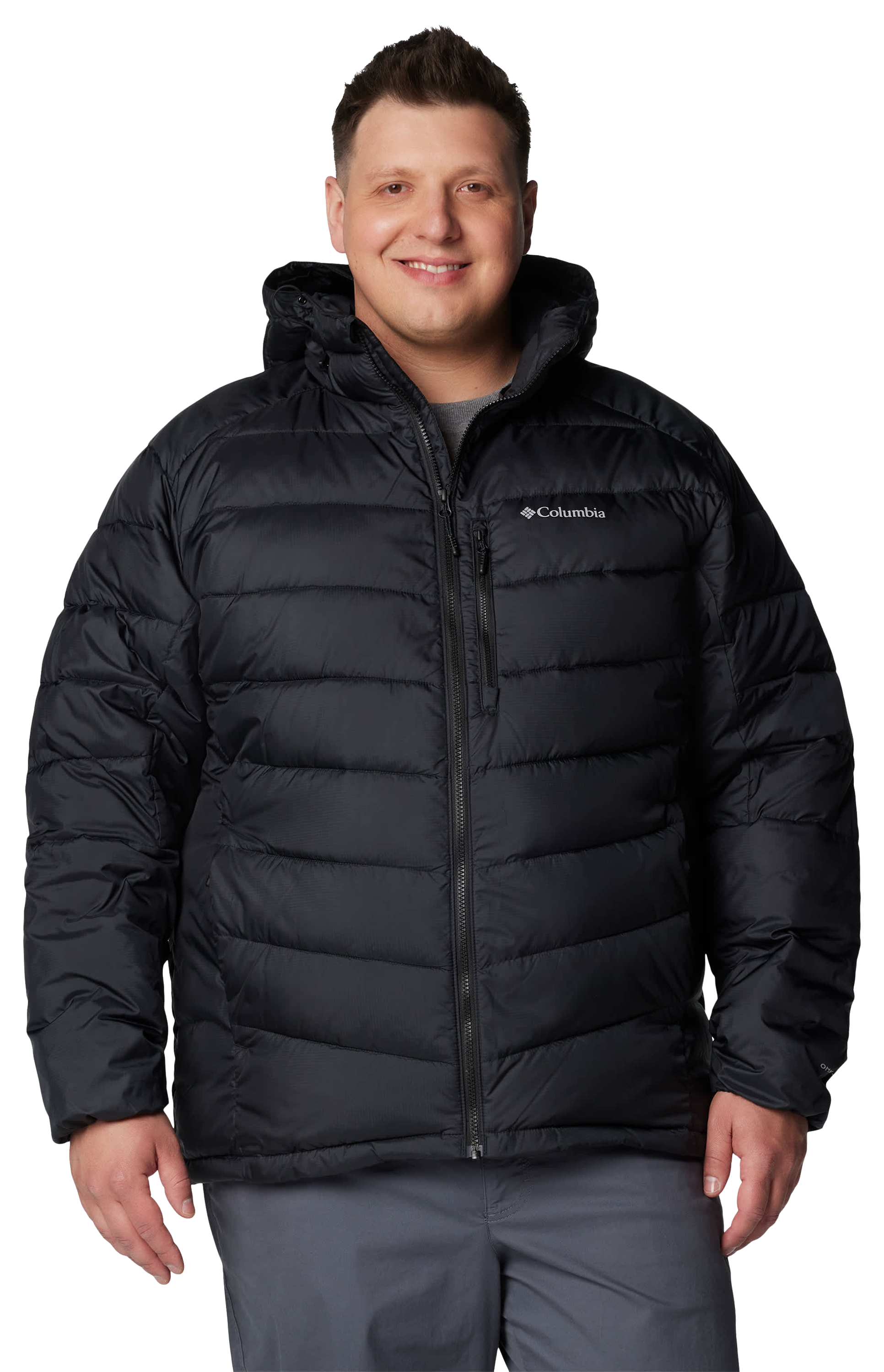 Image of Columbia Labyrinth Loop II Hooded Jacket - Black - 1X
