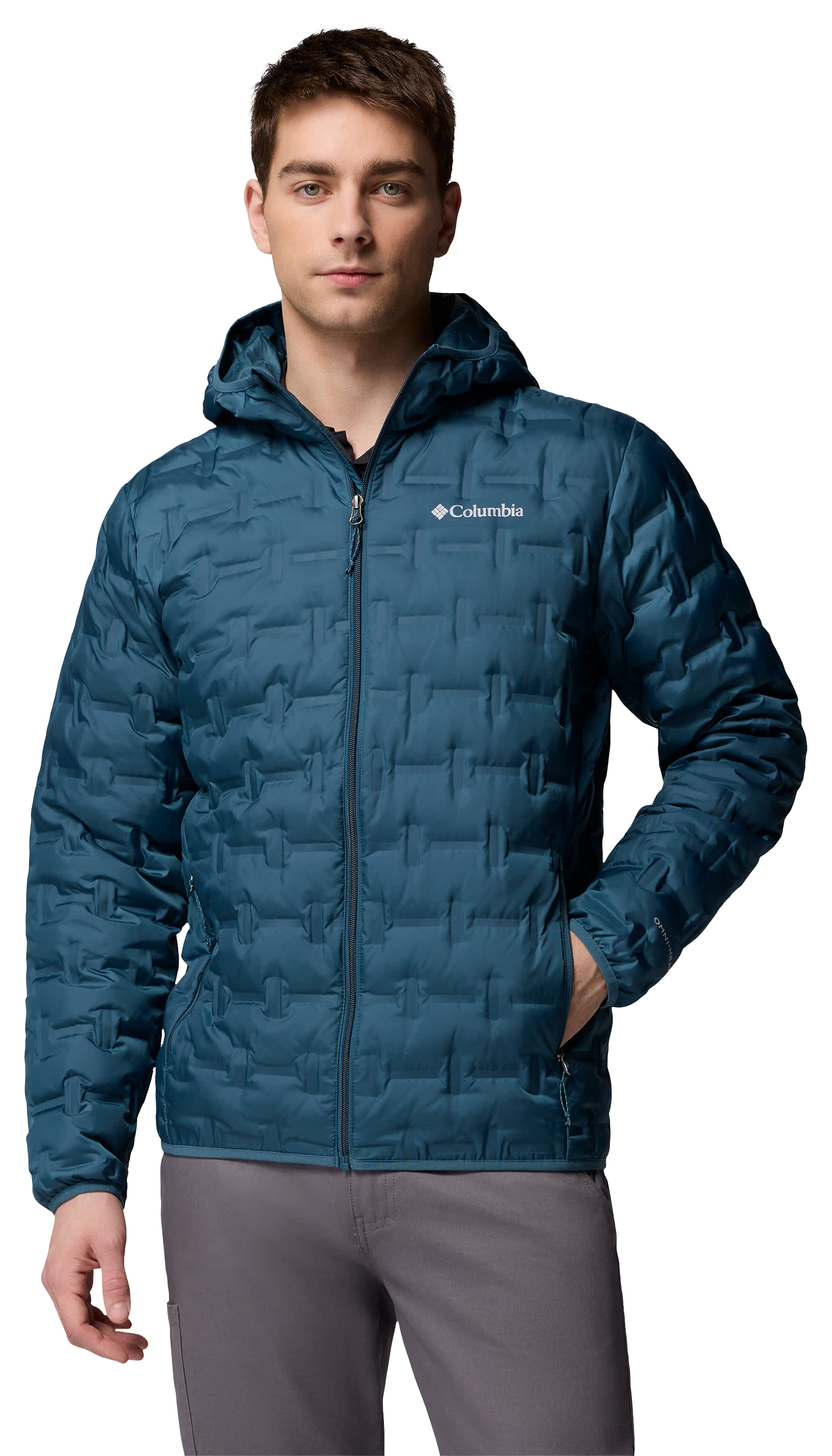 Image of Columbia Delta Ridge II Hooded Full-Zip Down Jacket for Men