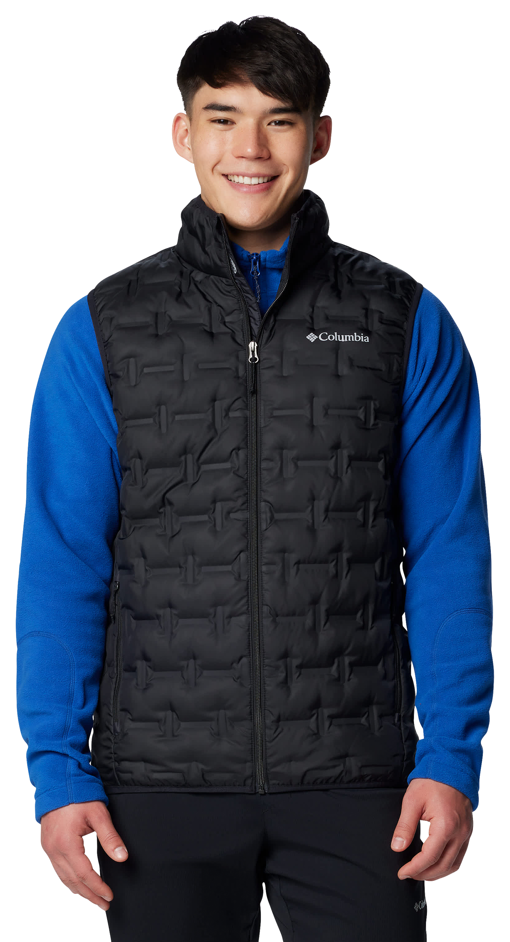 Image of Columbia Delta Ridge II Full-Zip Down Vest - Black - M