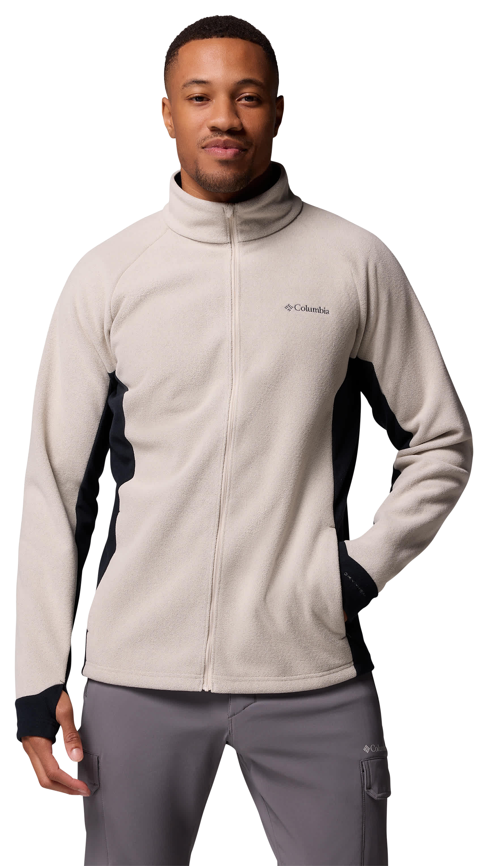 Image of Columbia Arctic Peak Full-Zip Jacket - Dark Stone/Black - XS