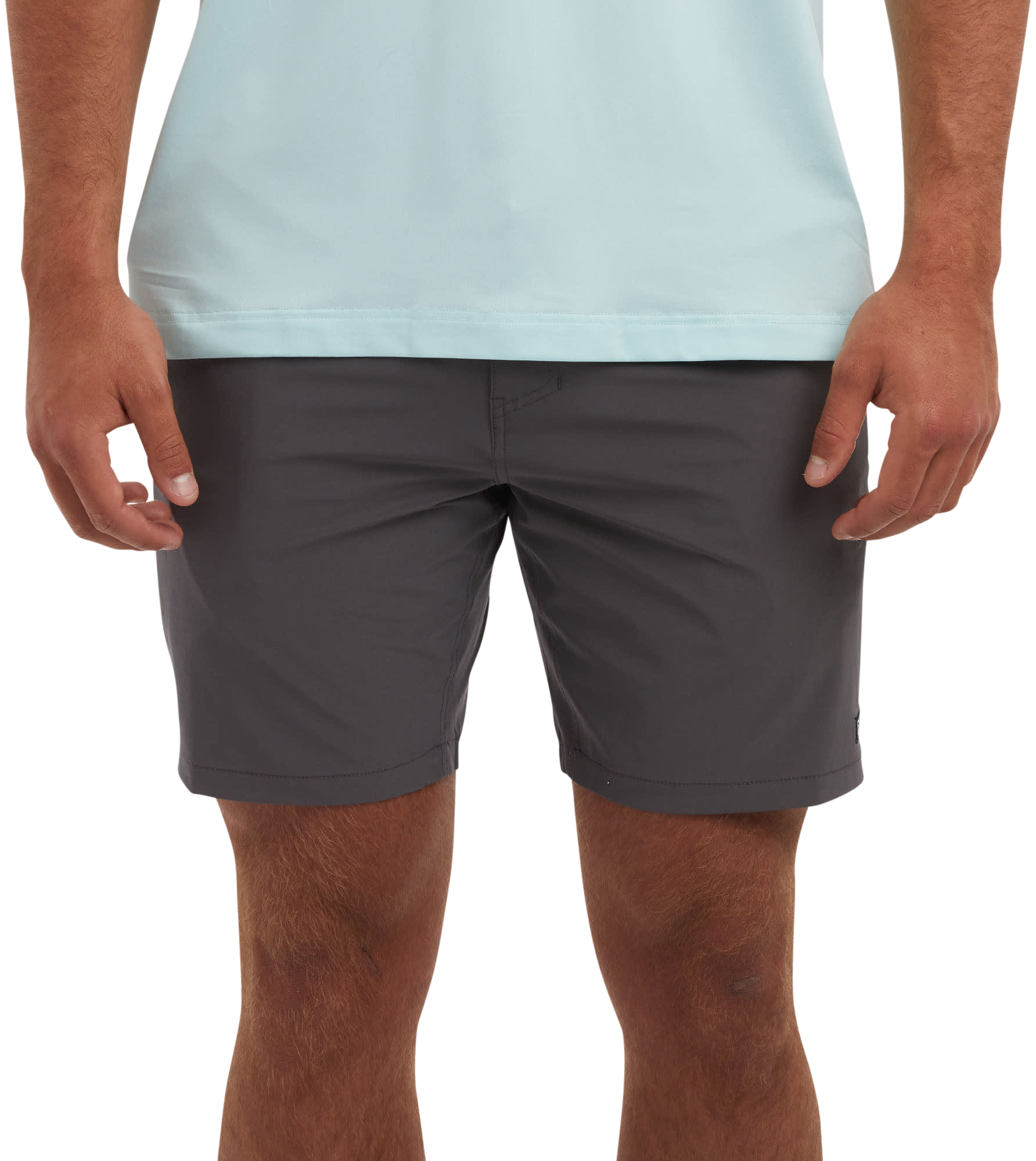 Image of "Pelagic Mako 18"" Hybrid Shorts for Men - Graphite - 40"