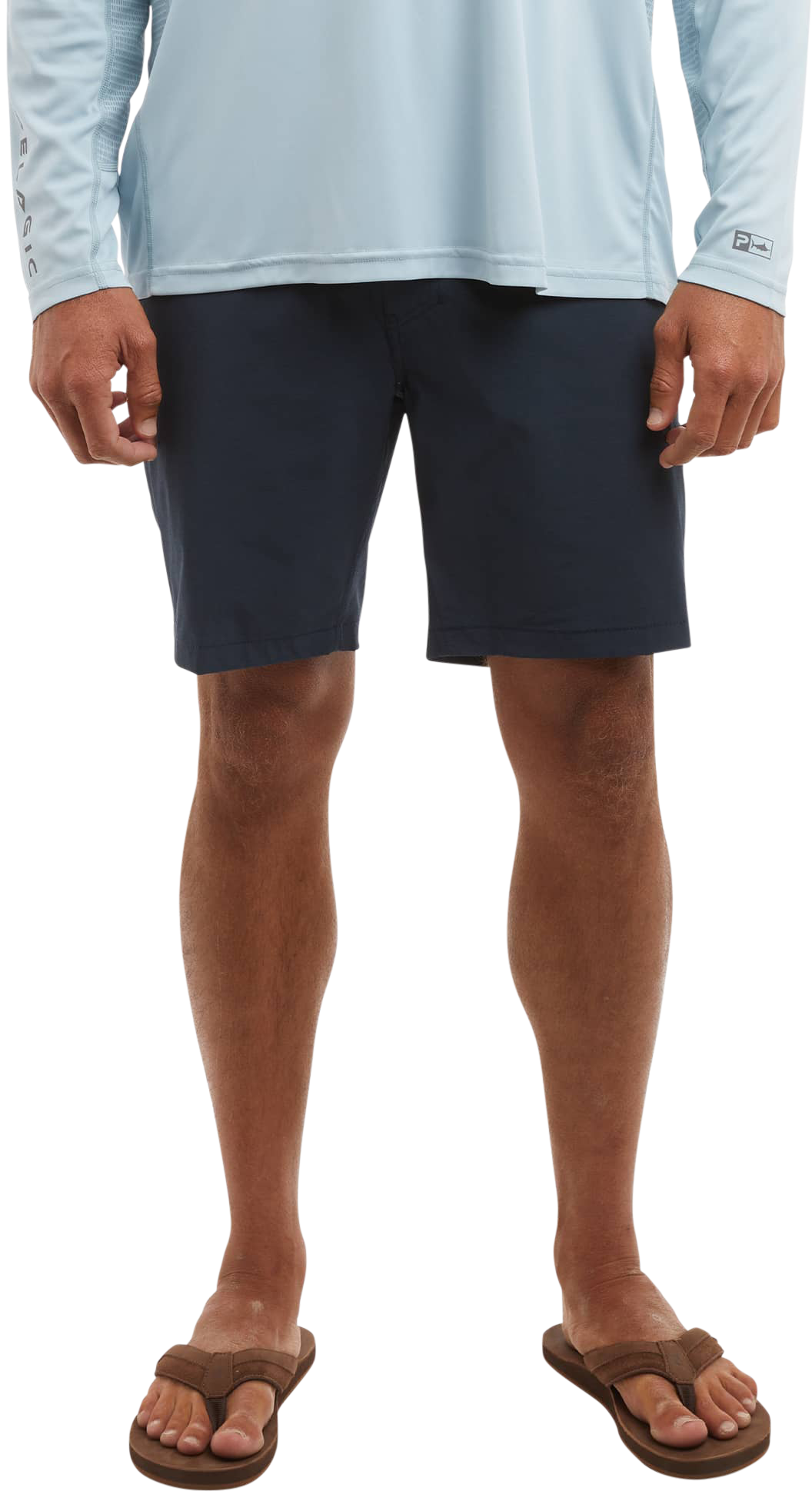 Image of "Pelagic Mako 18"" Hybrid Shorts for Men"
