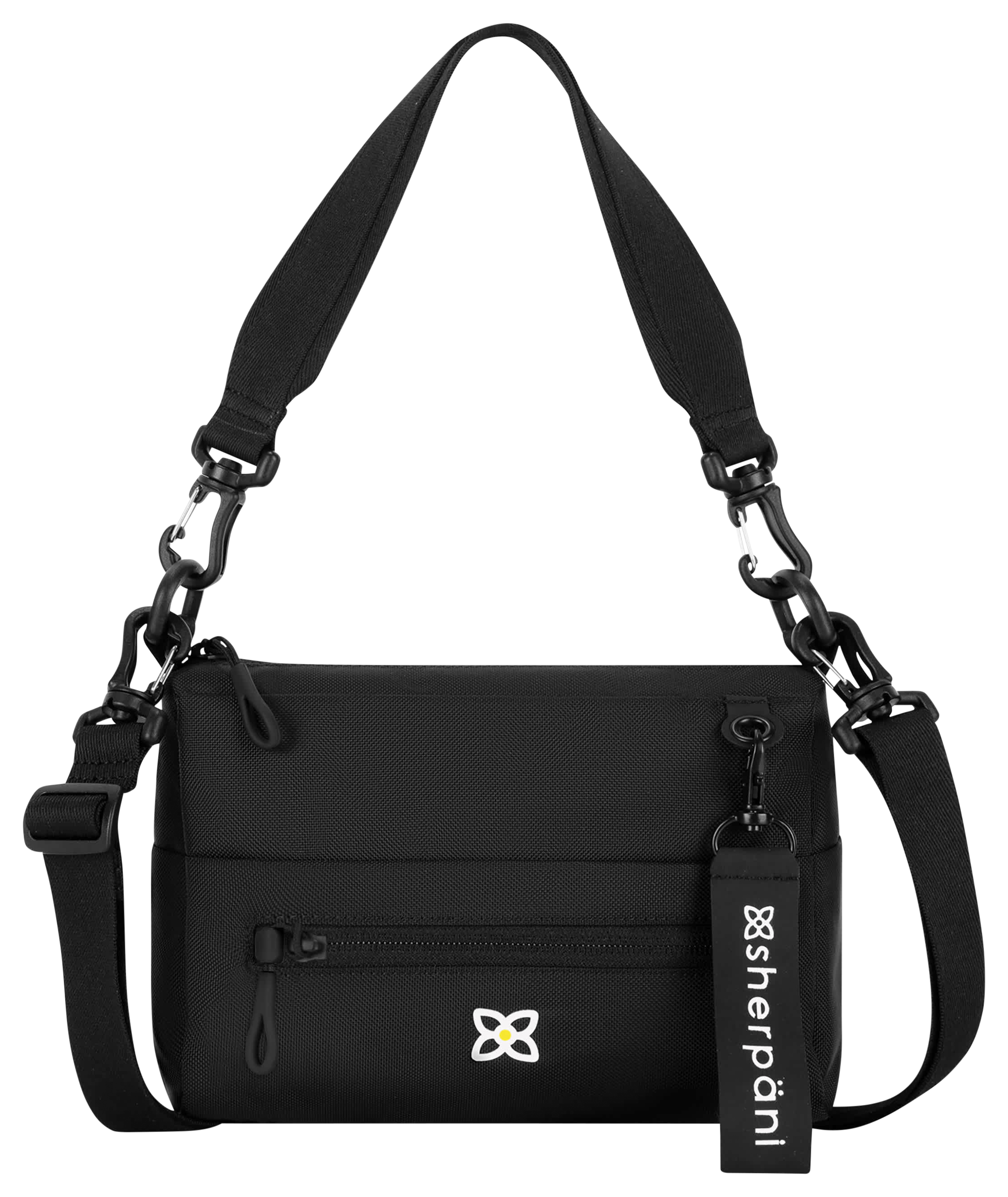 Image of Sherpani Skye Crossbody Plus Handbag - Raven