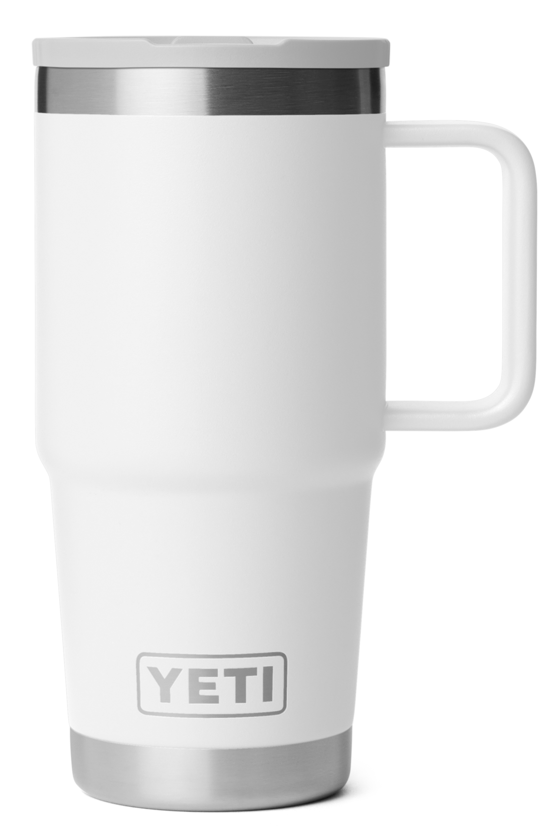 Image of YETI Rambler 20-Oz. Travel Mug with Leakproof Straw Lid - White