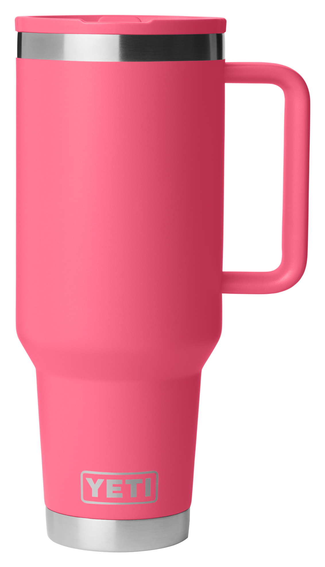 Image of YETI Rambler 40-Oz. Travel Mug with Leakproof Straw Lid - Tropical Pink