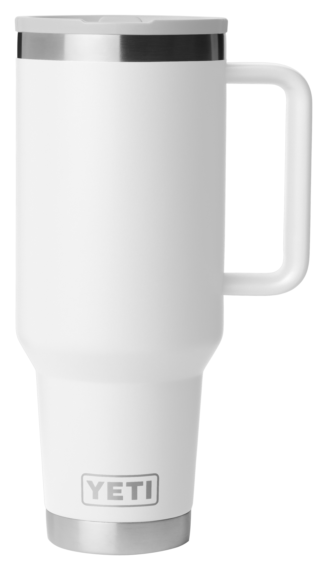 Image of YETI Rambler 40-Oz. Travel Mug with Leakproof Straw Lid - White