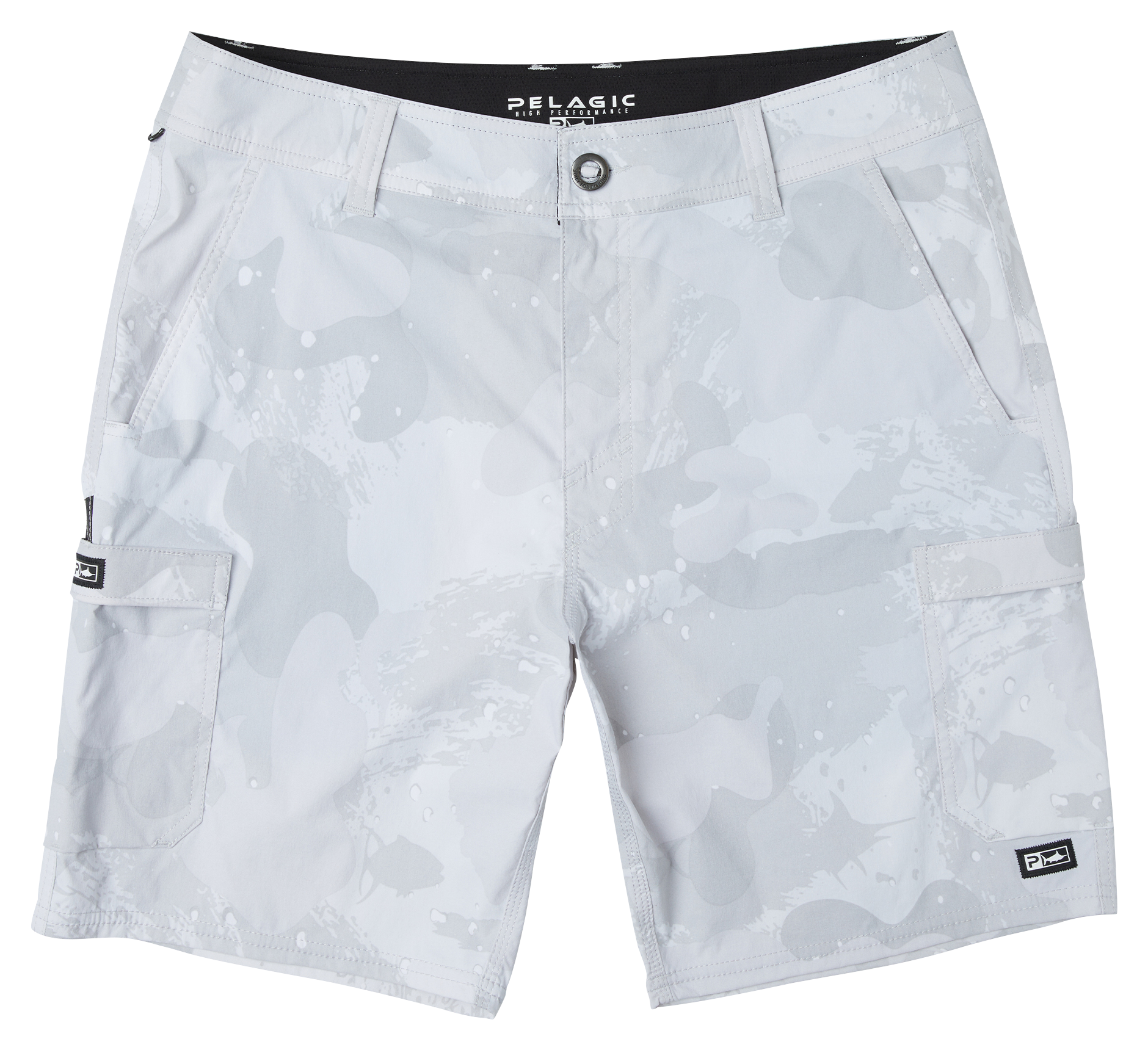 Image of Pelagic Madeira Cargo Shorts for Men - Light Grey - 33