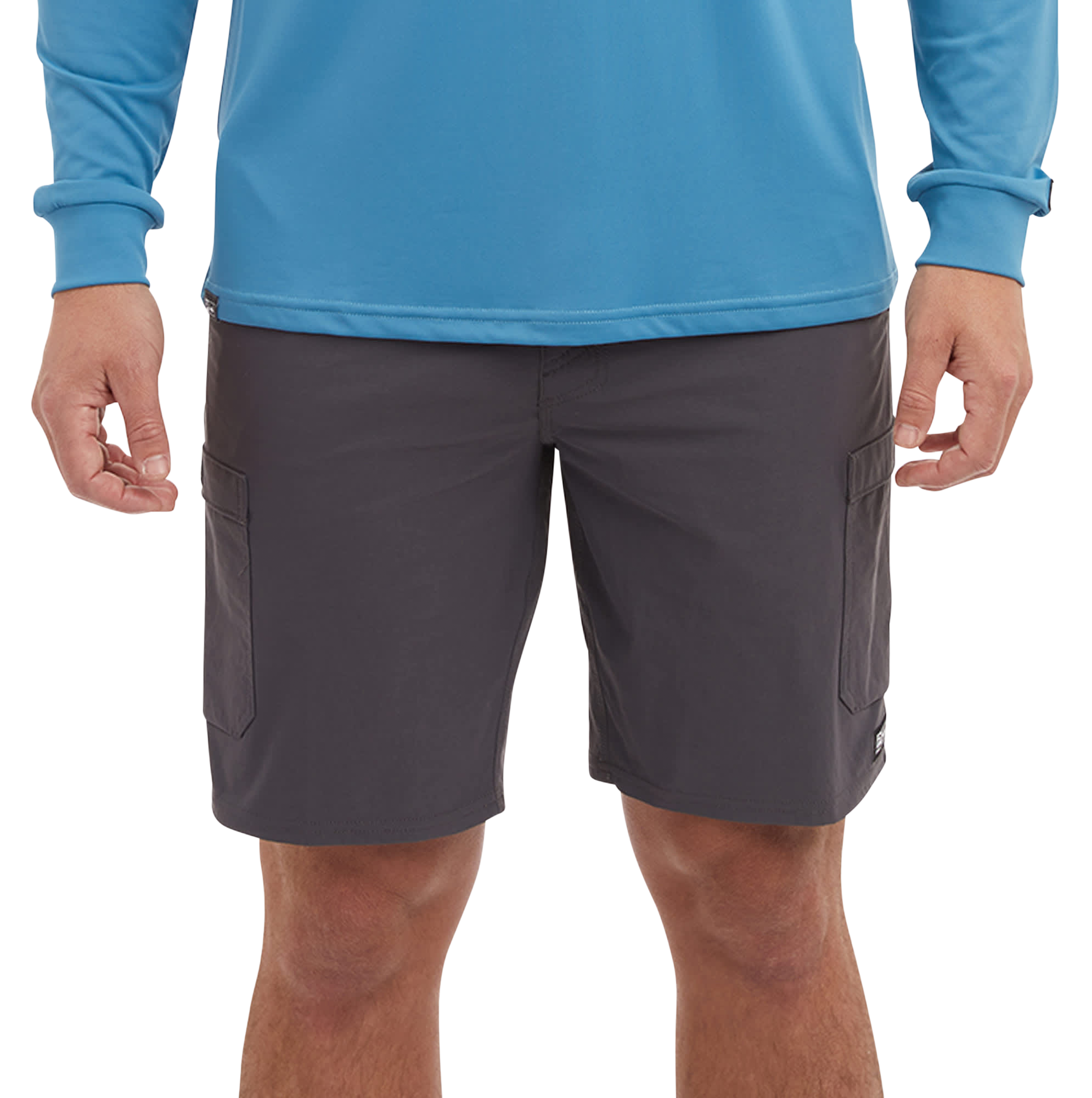 Image of Pelagic Madeira Cargo Shorts for Men - Graphite - 34