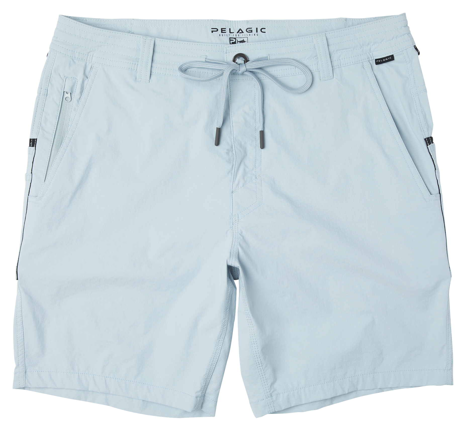 Image of Pelagic Flyline Hybrid Shorts for Men - Blue Fog - 30