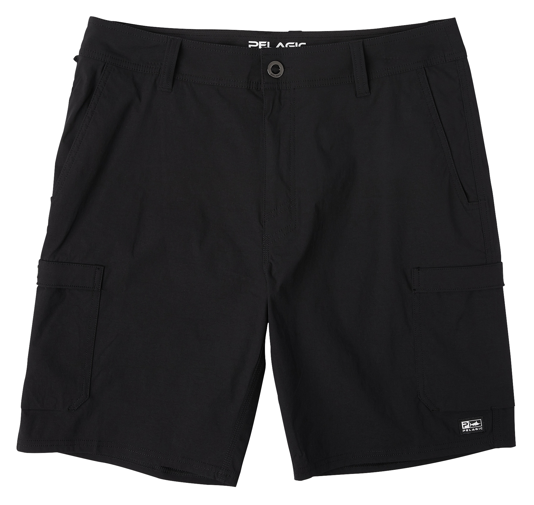 Image of Pelagic Madeira Cargo Shorts for Men - Black - 30