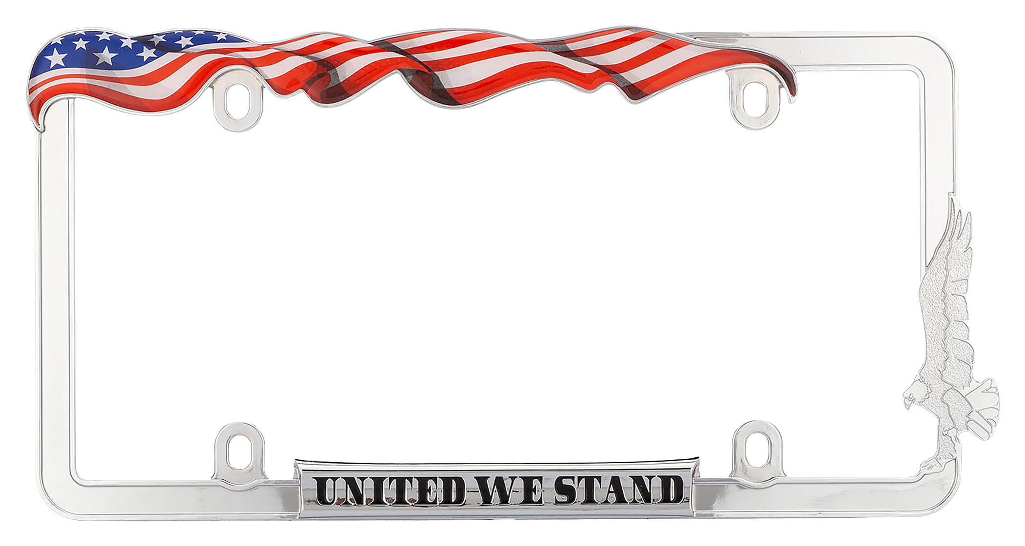 Image of Cruiser Accessories United We Stand License Plate Frame