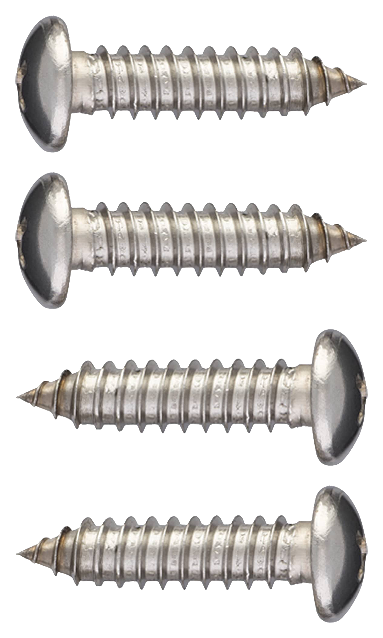 Image of Cruiser Accessories Stainless Steel Self-Tapping License-Plate Fasteners - Chrome