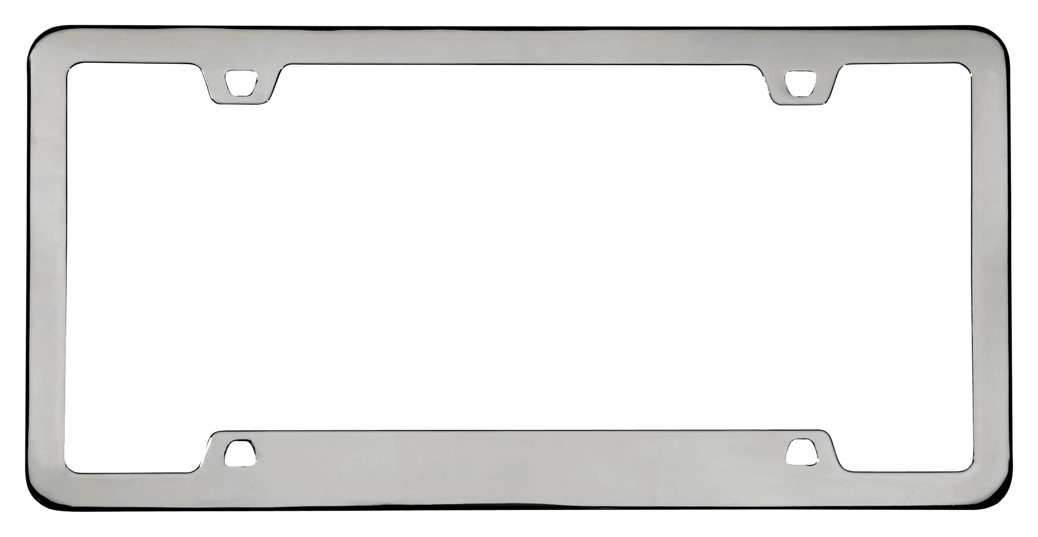 Image of Cruiser Accessories Neo Sport License Plate Frame - Black Chrome