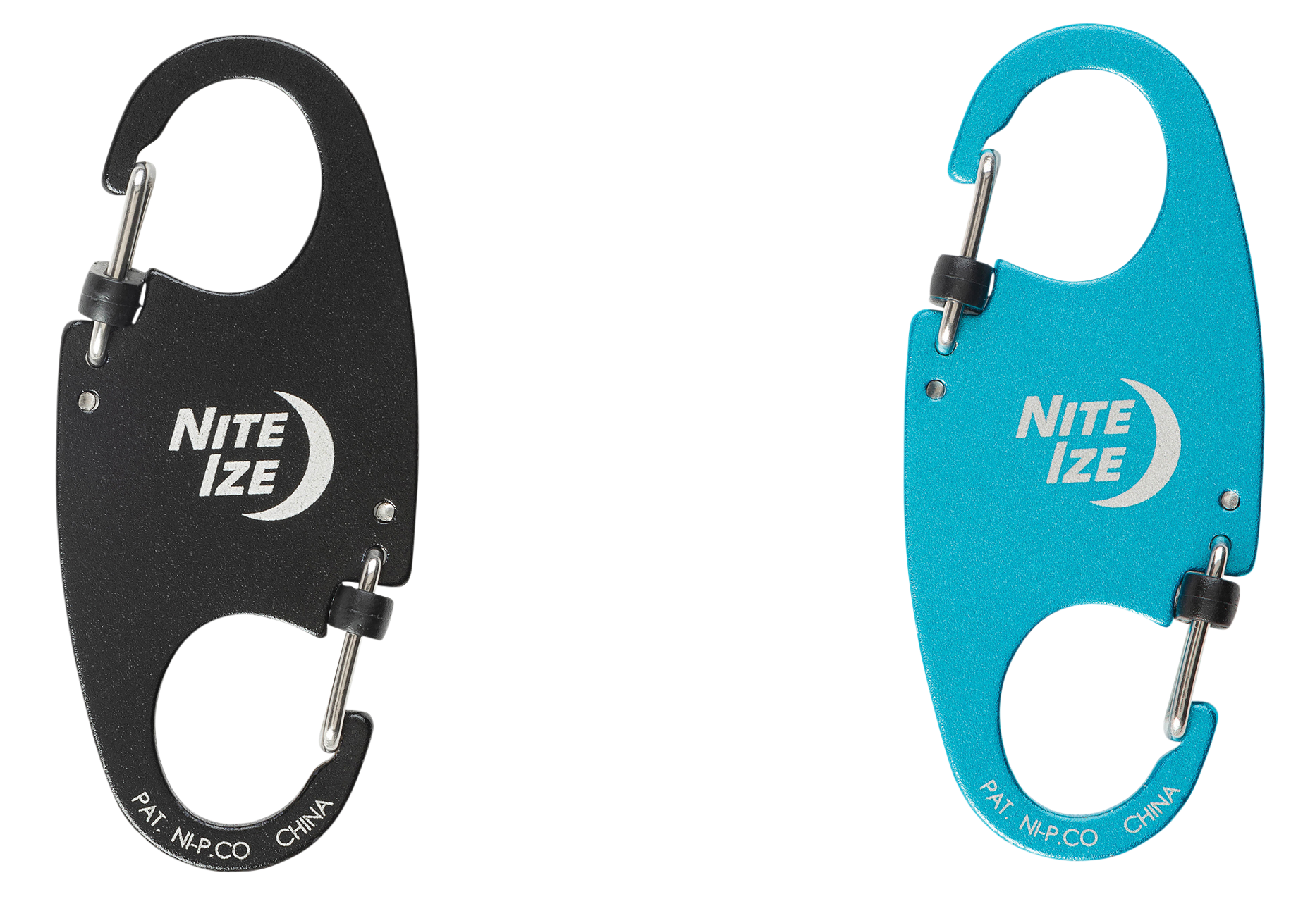Image of Nite Ize IdentiKey SlideLock Dual Carabiner 2-Pack