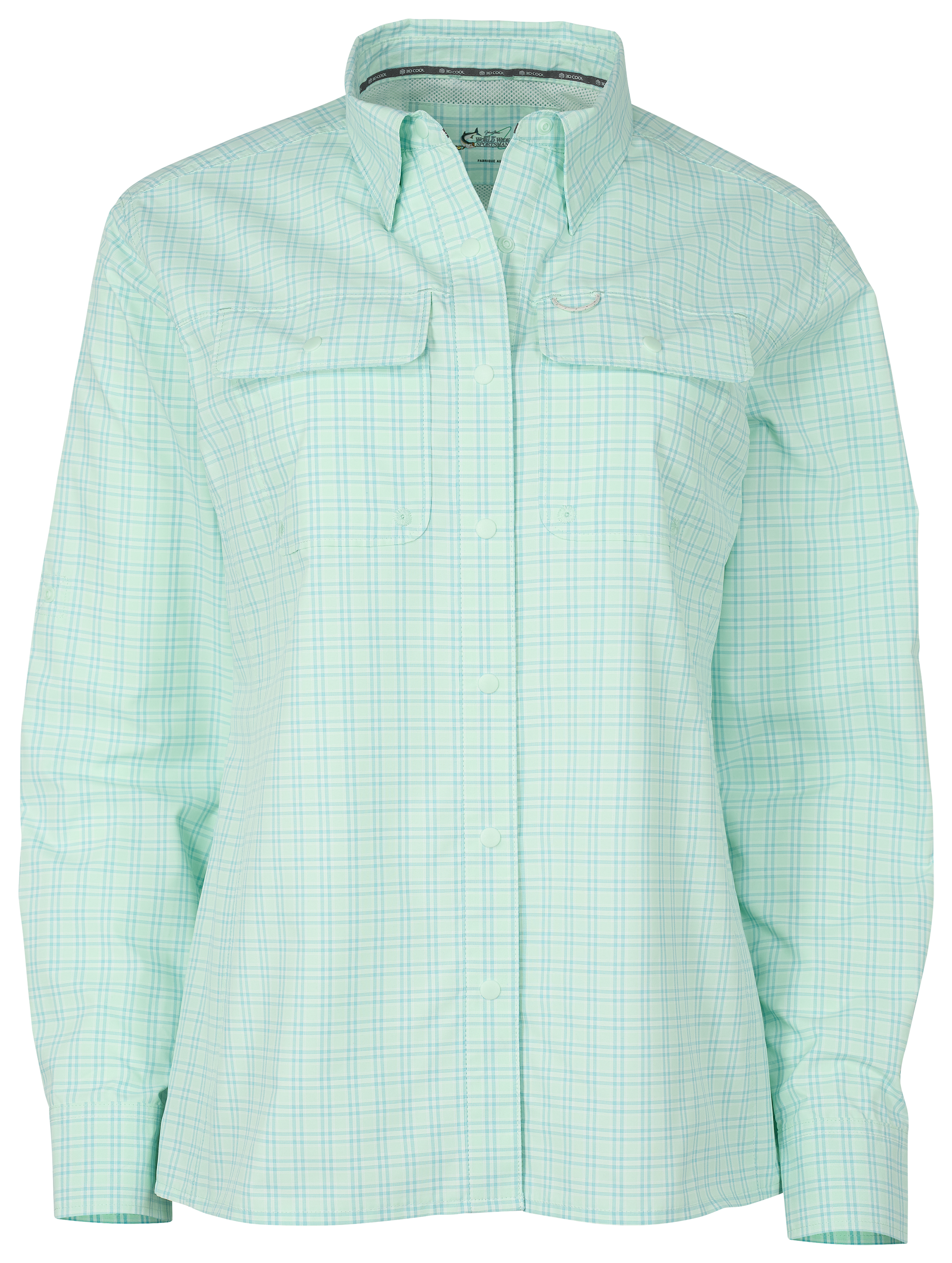 Image of World Wide Sportsman 3D Cool Long-Sleeve Guide Shirt - Greenish