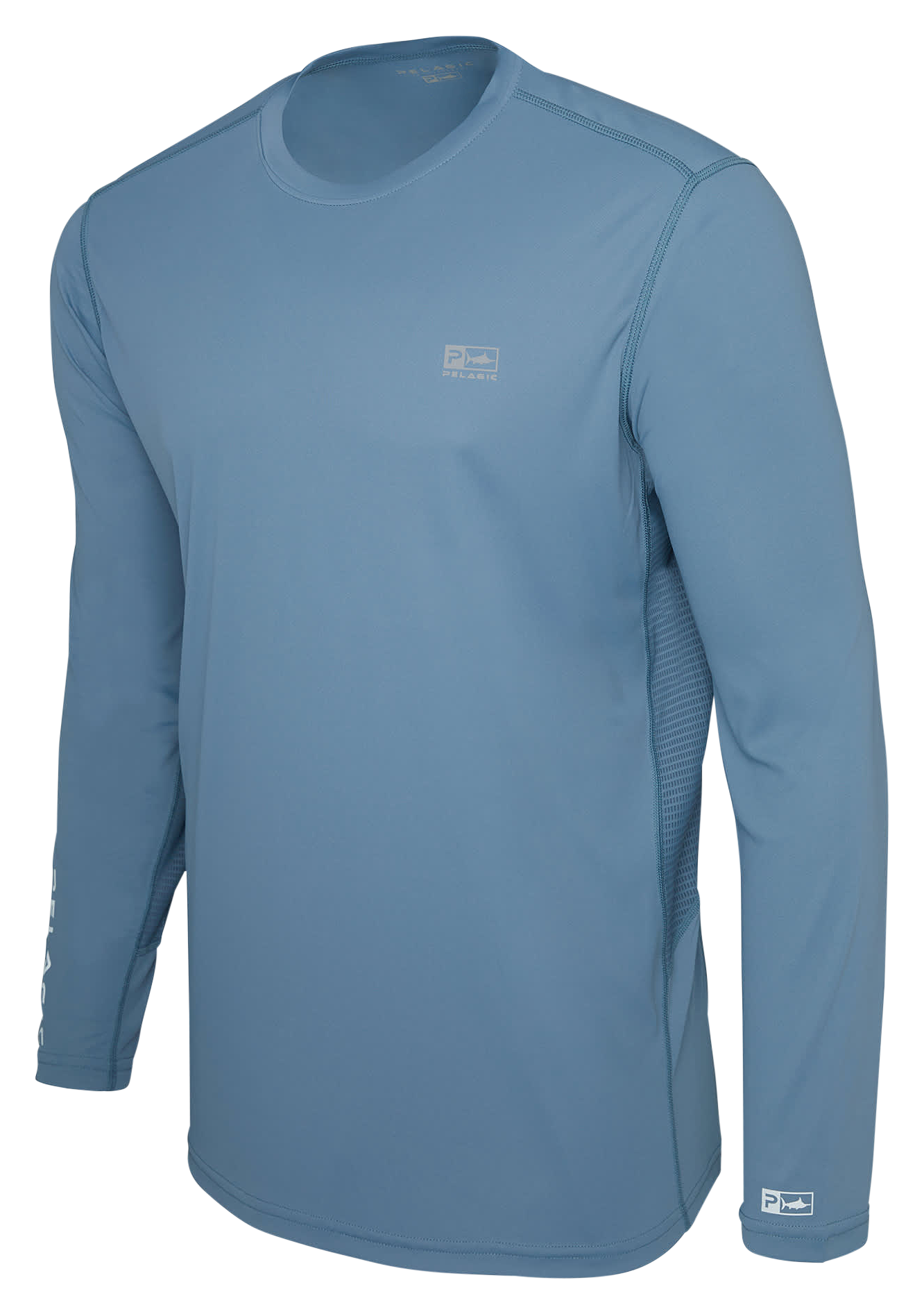 Image of Pelagic Vaportek Long-Sleeve Fishing Shirt - Petrol - L