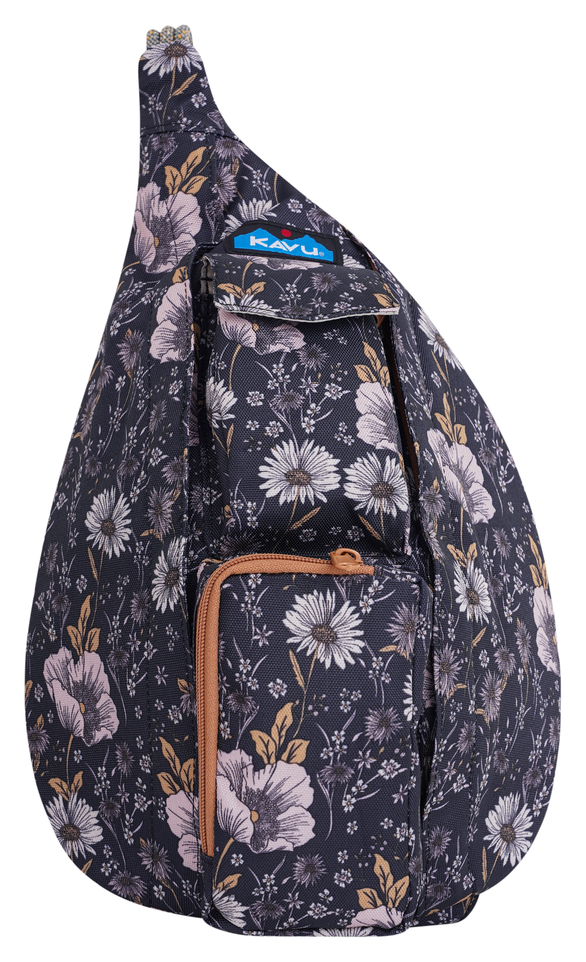 Image of KAVU Mini Rope Sling Bag - Quiet Wildflowers