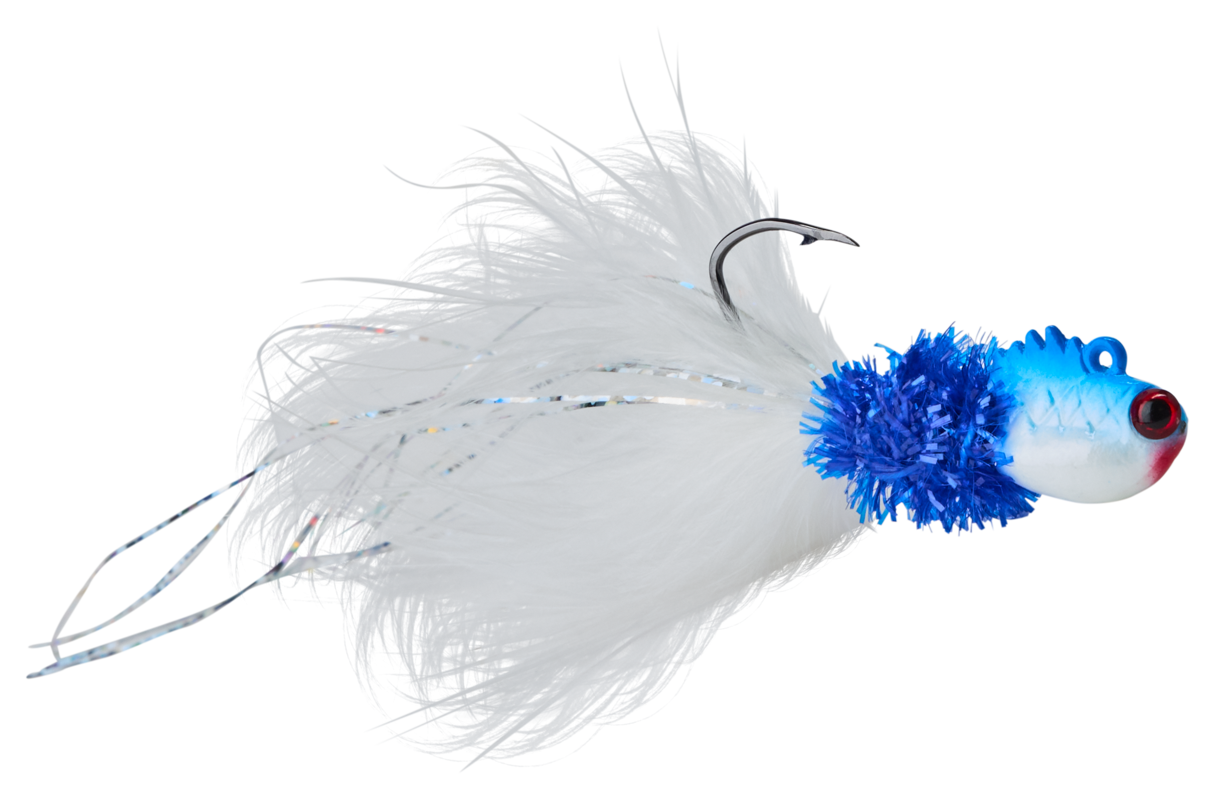 Image of 1Standard Minnow4 Hair Jig - Blue Silver - 1/16 oz.