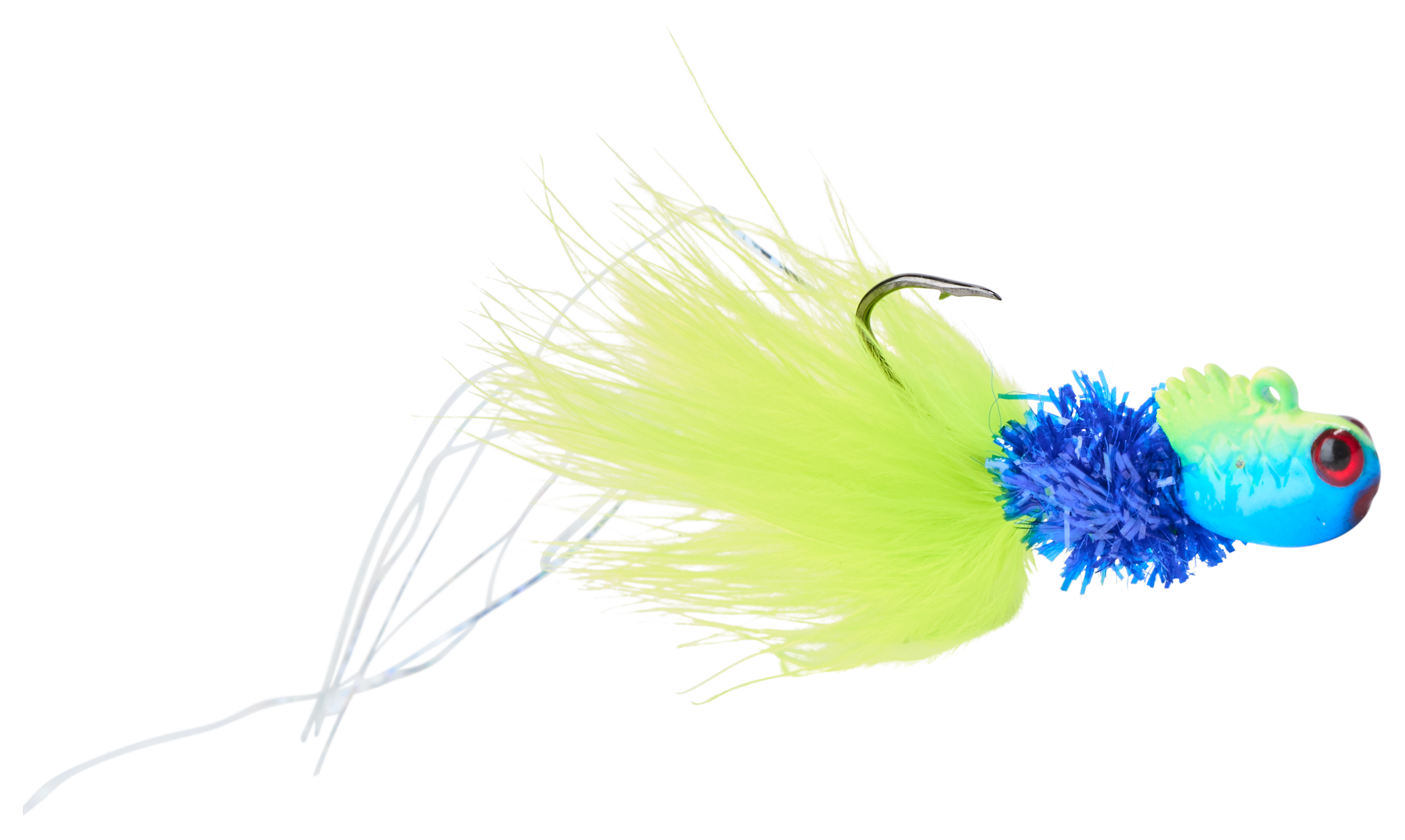Image of 1Standard Minnow4 Hair Jig - Junebug/Chartreuse - 1/16 oz.