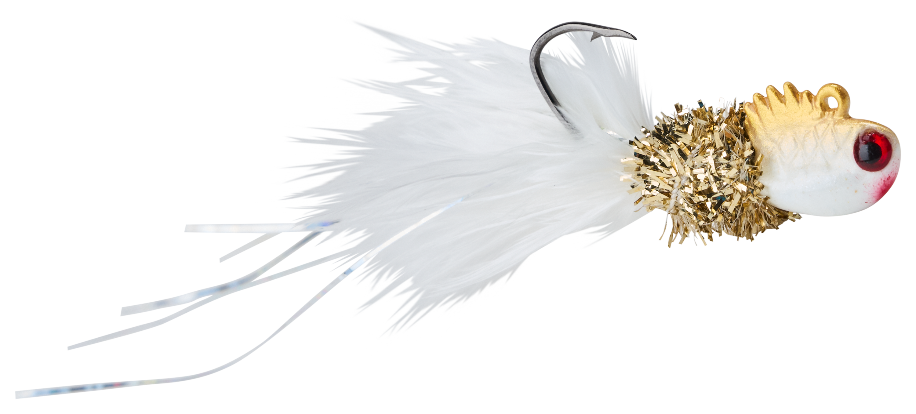 Image of 1Standard Minnow4 Hair Jig - Gold White - 1/16 oz.