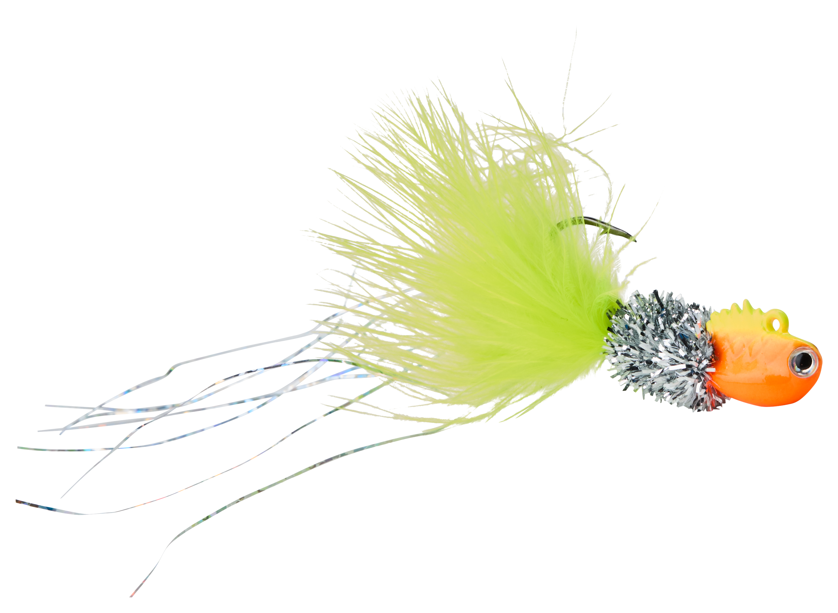 Image of 1Standard Minnow4 Hair Jig - Orange Slice - 1/16 oz.