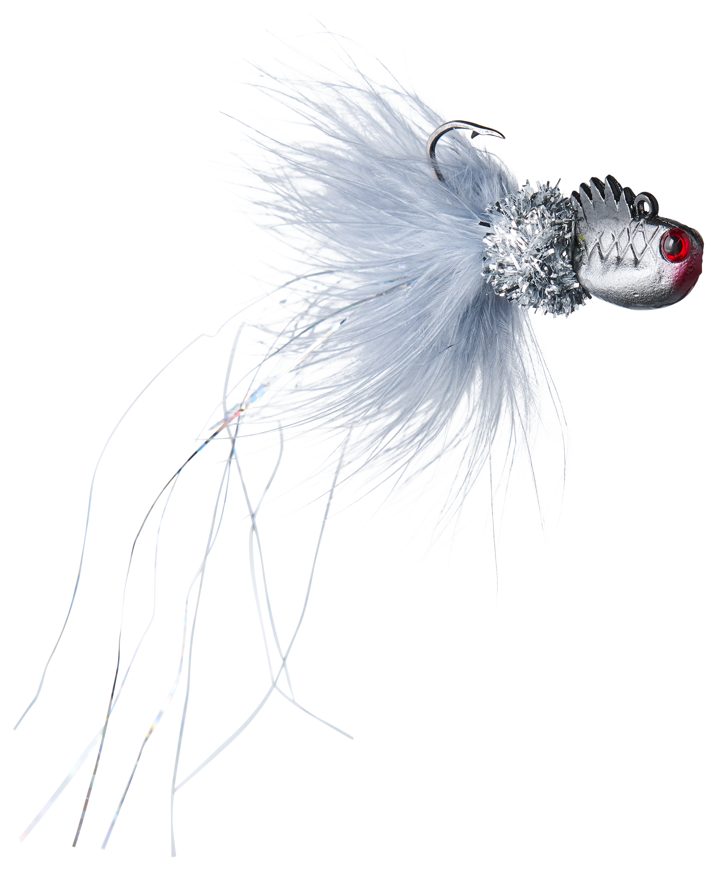 Image of 1Standard Minnow4 Hair Jig - Silver Shad - 1/8 oz.