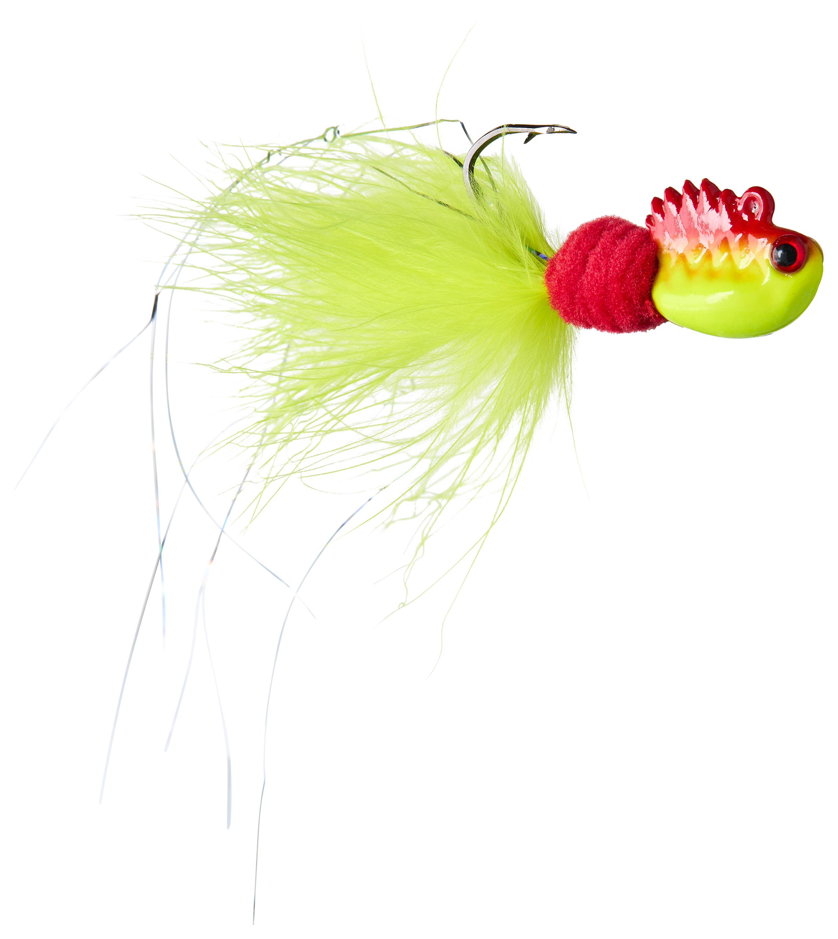 Image of 1Standard Minnow4 Hair Jig - Red/Chartreuse - 1/8 oz.
