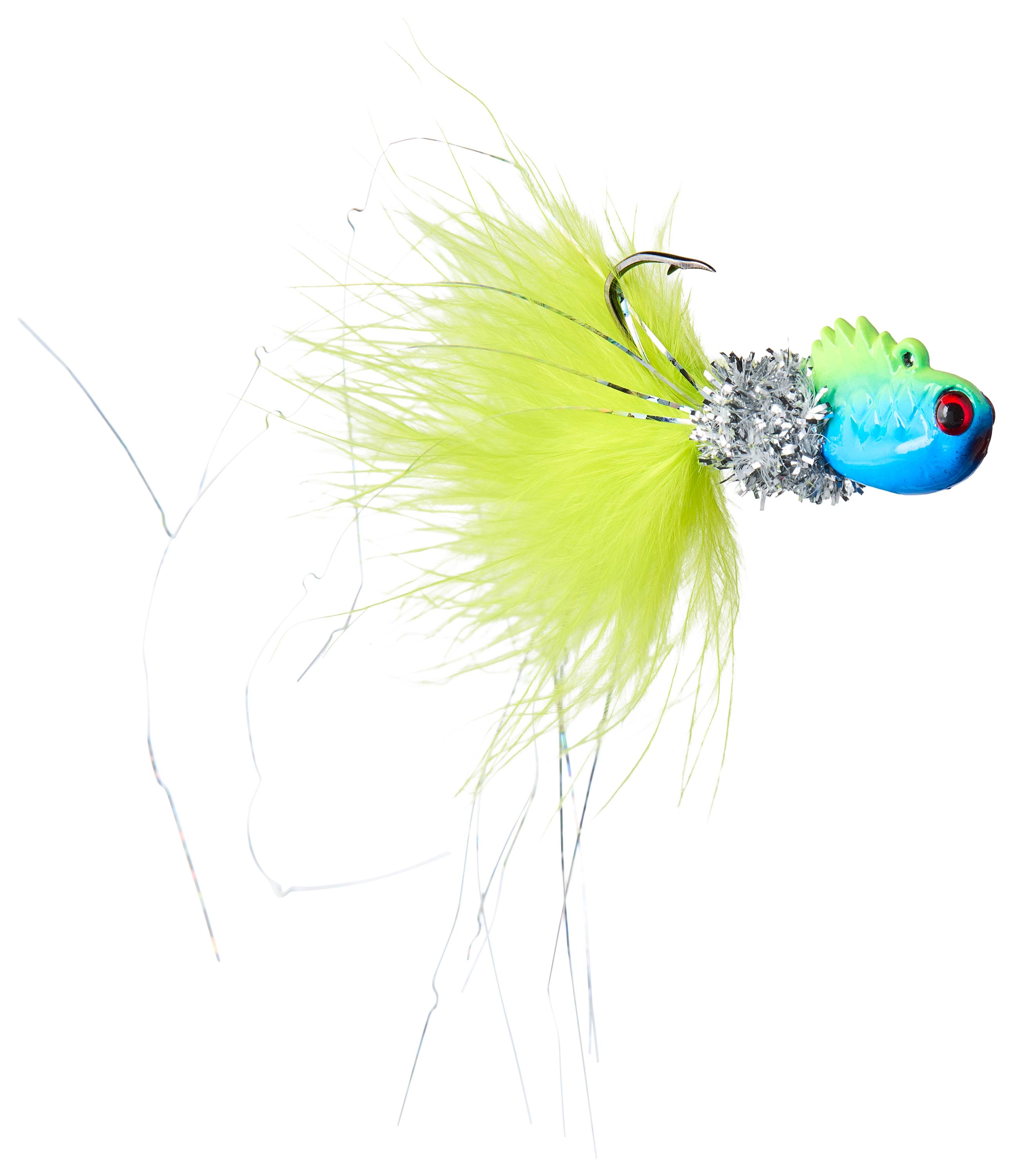 Image of 1Standard Minnow4 Hair Jig - Blue/Chartreuse - 1/8 oz.