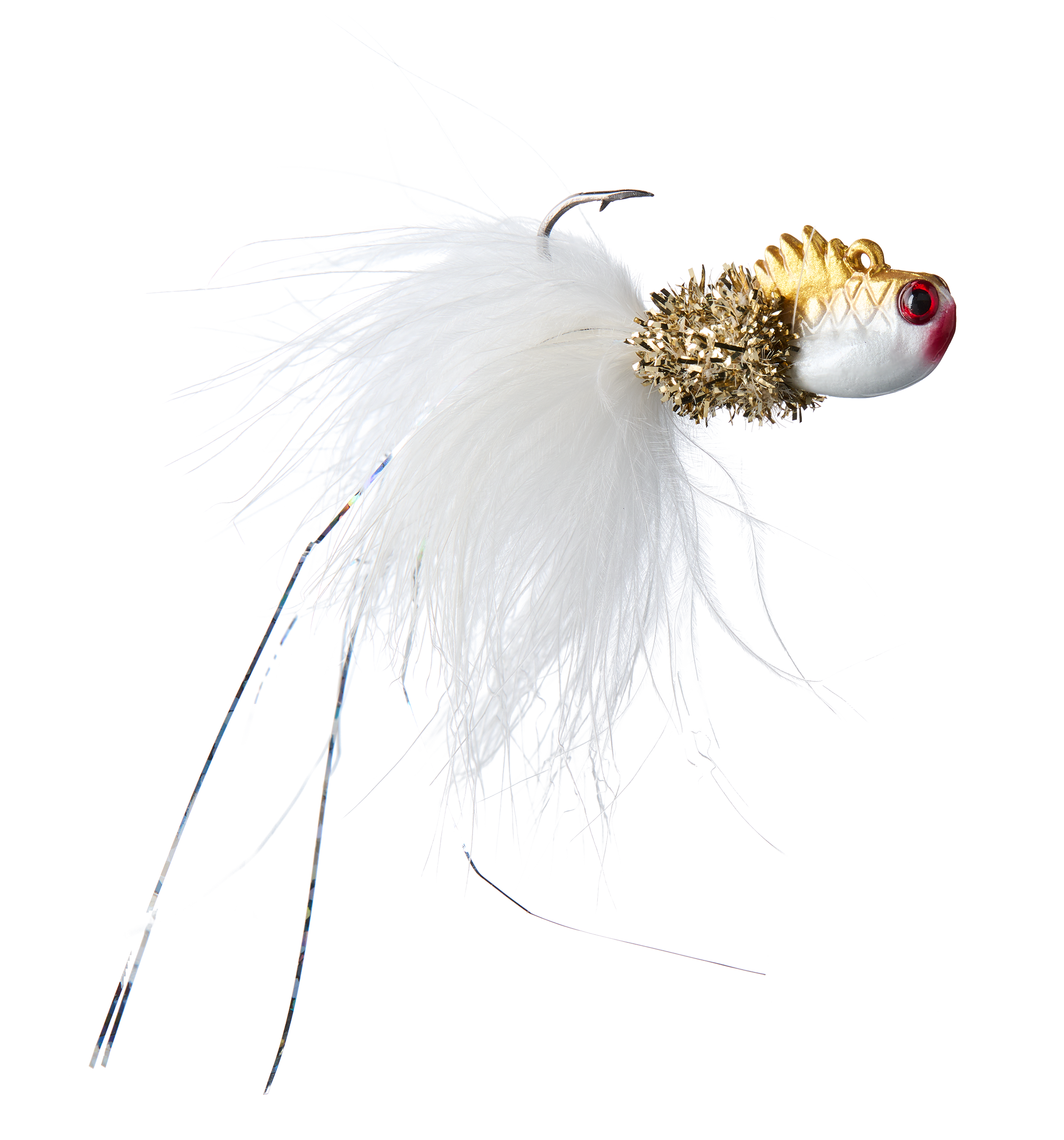 Image of 1Standard Minnow4 Hair Jig - Gold White - 1/8 oz.