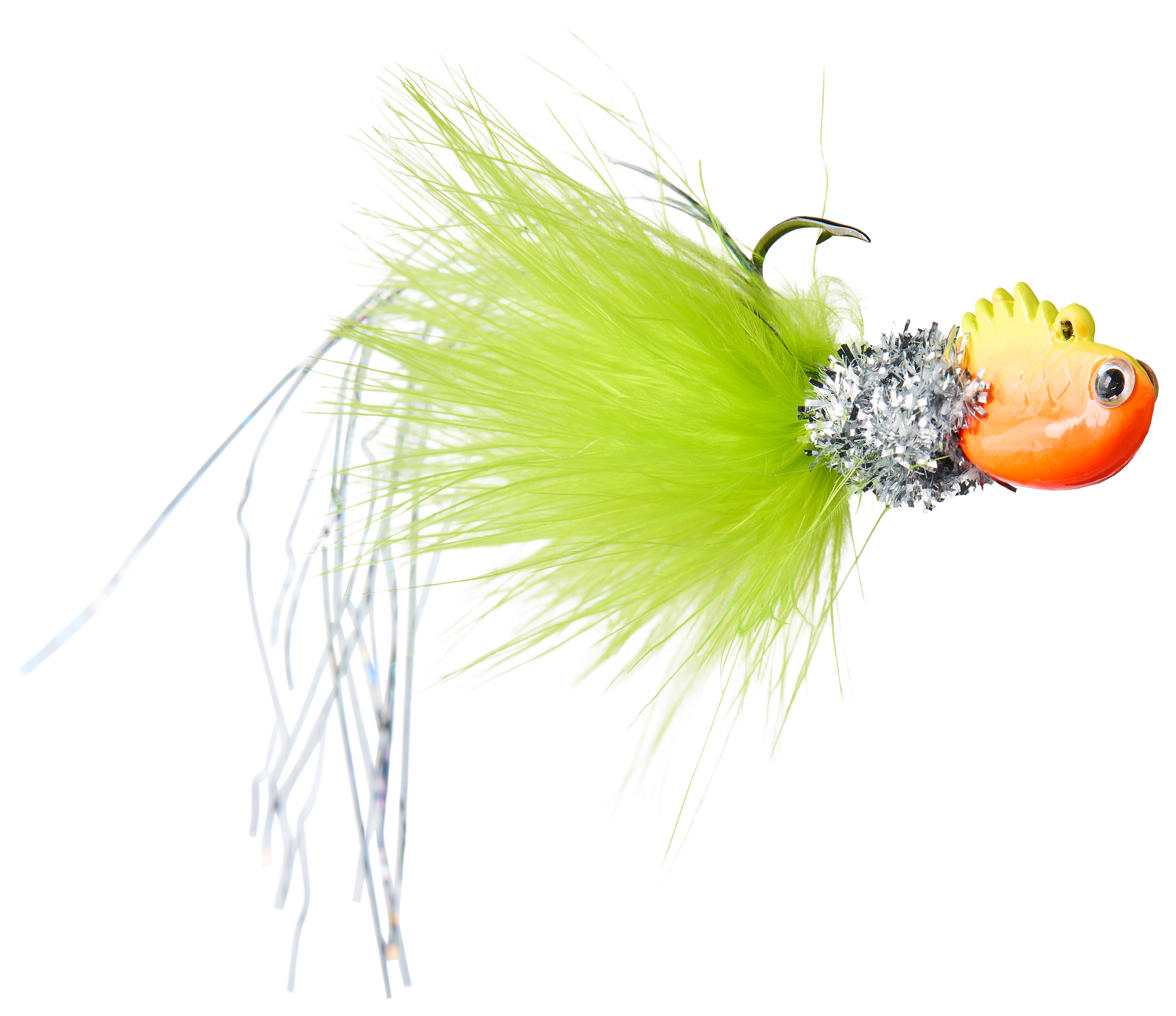 Image of 1Standard Minnow4 Hair Jig - Orange Slice - 1/8 oz.