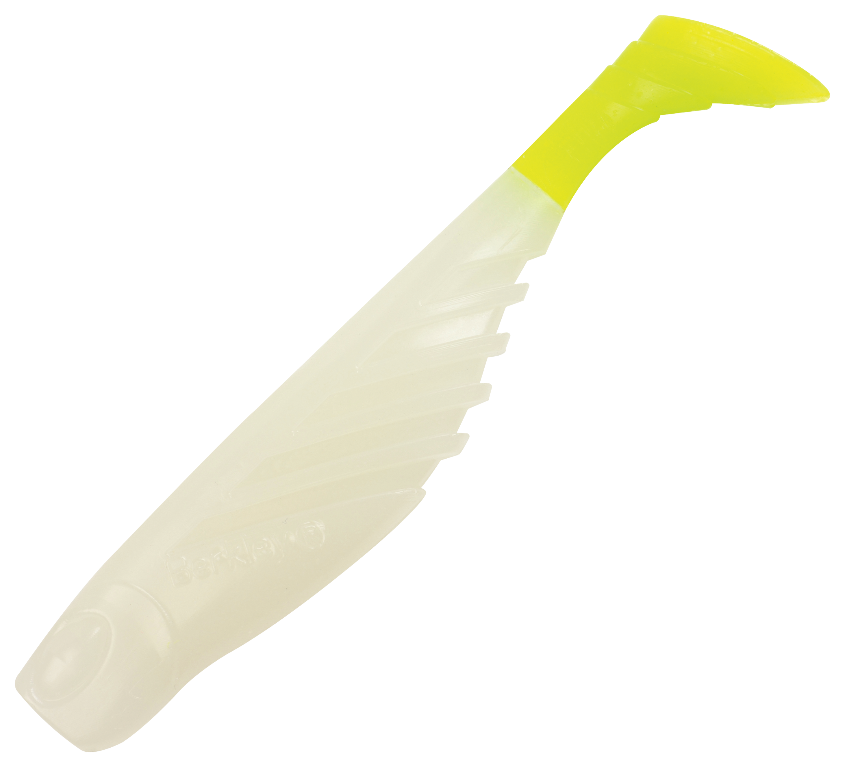 Image of "Berkley Gulp! Ripple Mullet - 3"" - Glow/Chartreuse"