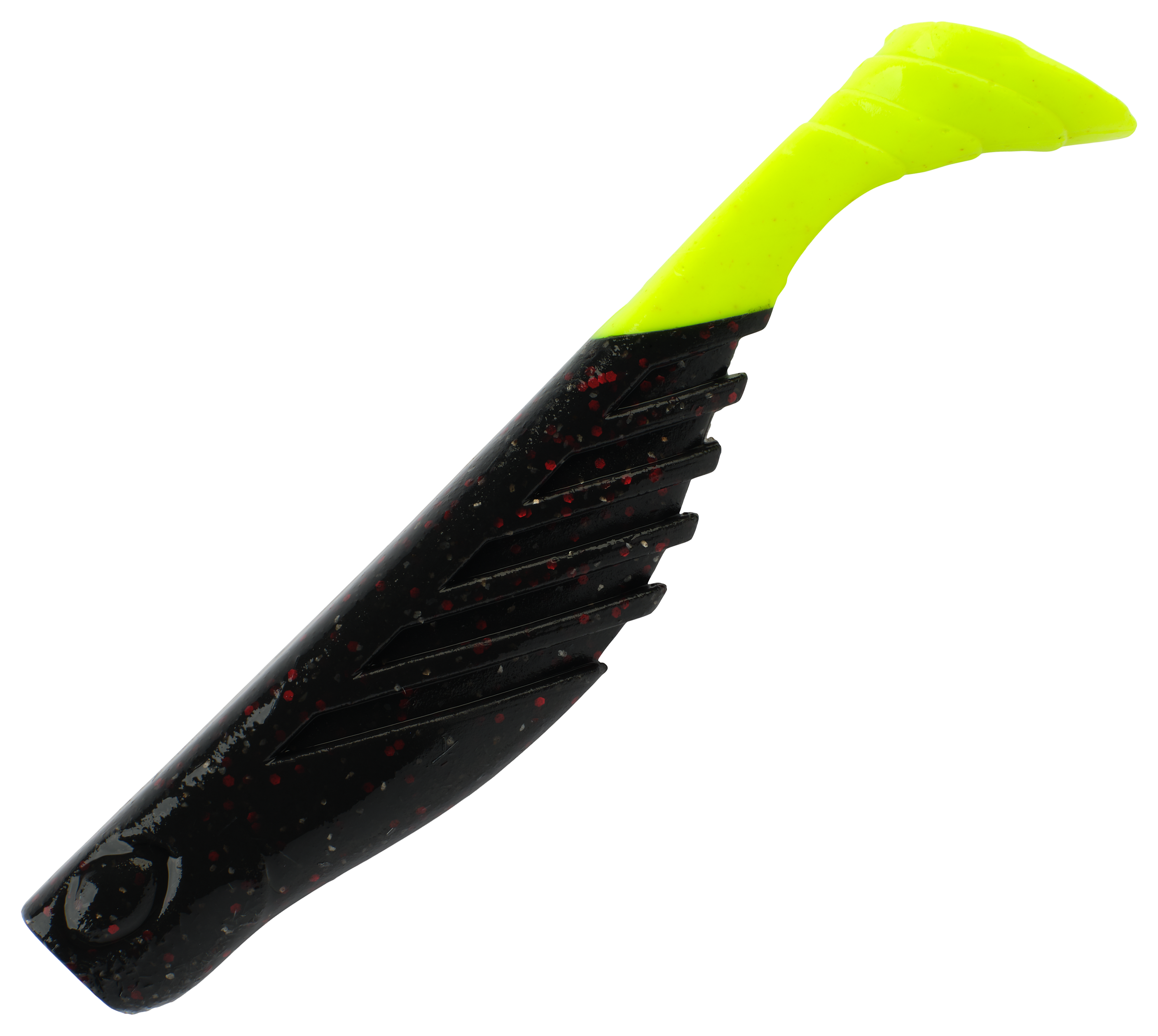 Image of "Berkley Gulp! Ripple Mullet - 3"" - Morning Glory/Chartreuse"
