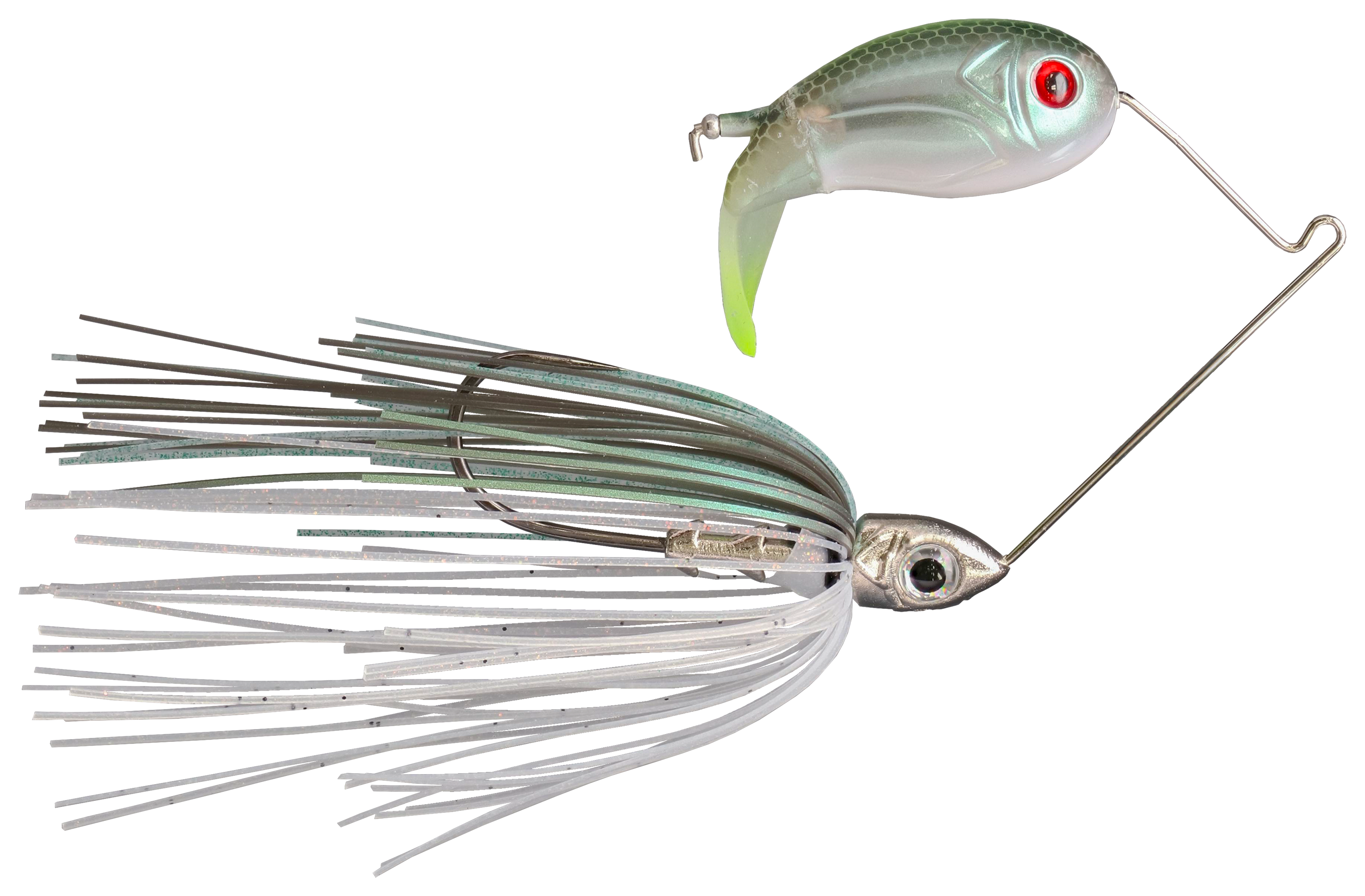 Image of Buckeye Lures Bubbler Blade - Green Gizzard - 3/8 oz.