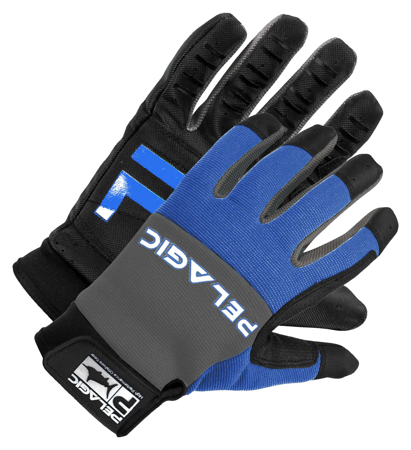 Image of Pelagic End Game Fishing Gloves - Royal - M/L