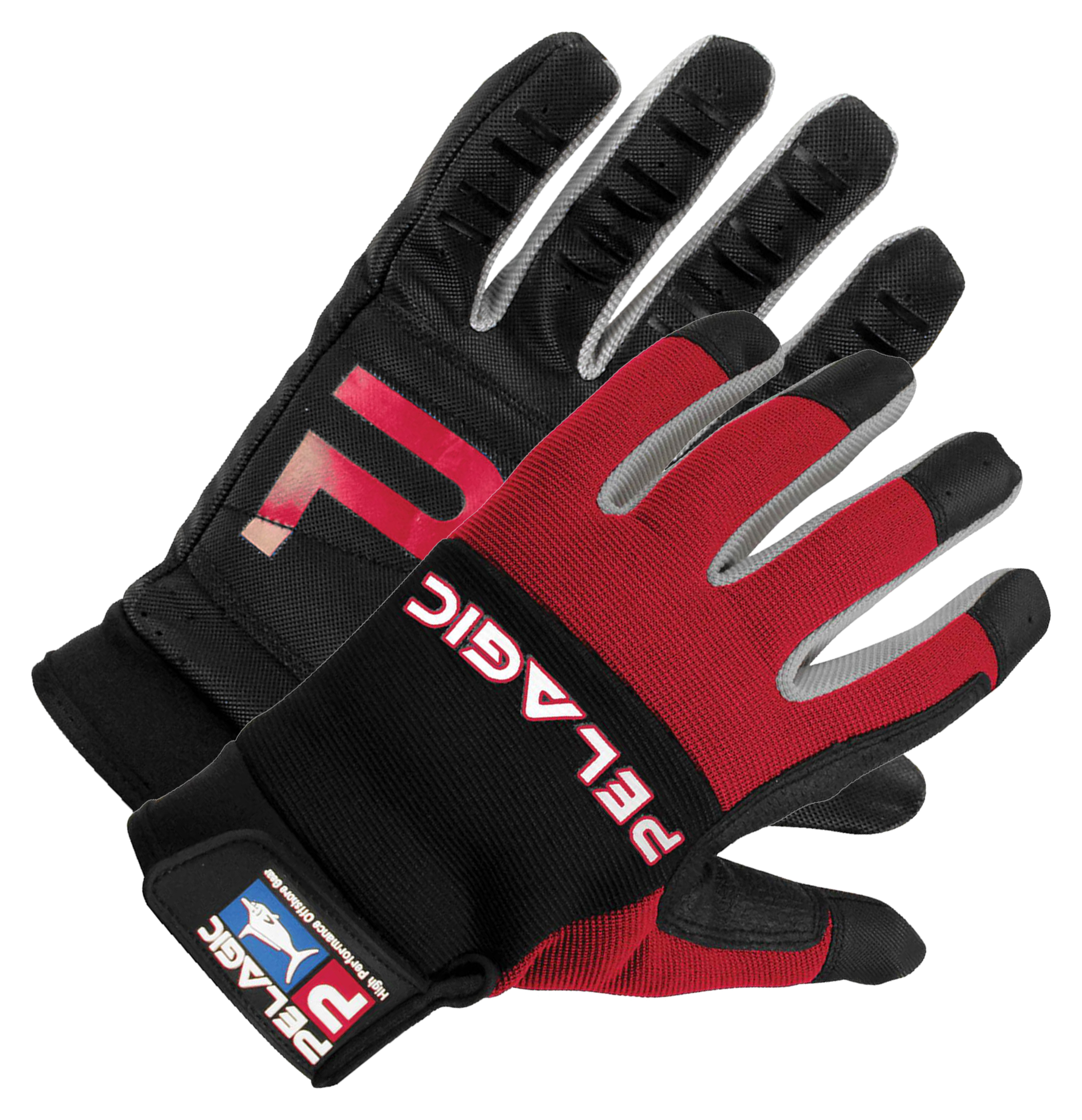 Image of Pelagic End Game Fishing Gloves - Red - S/M